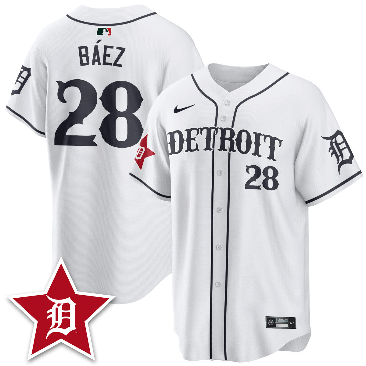 DET Black In Baseball Style Limited Jersey - Stitched