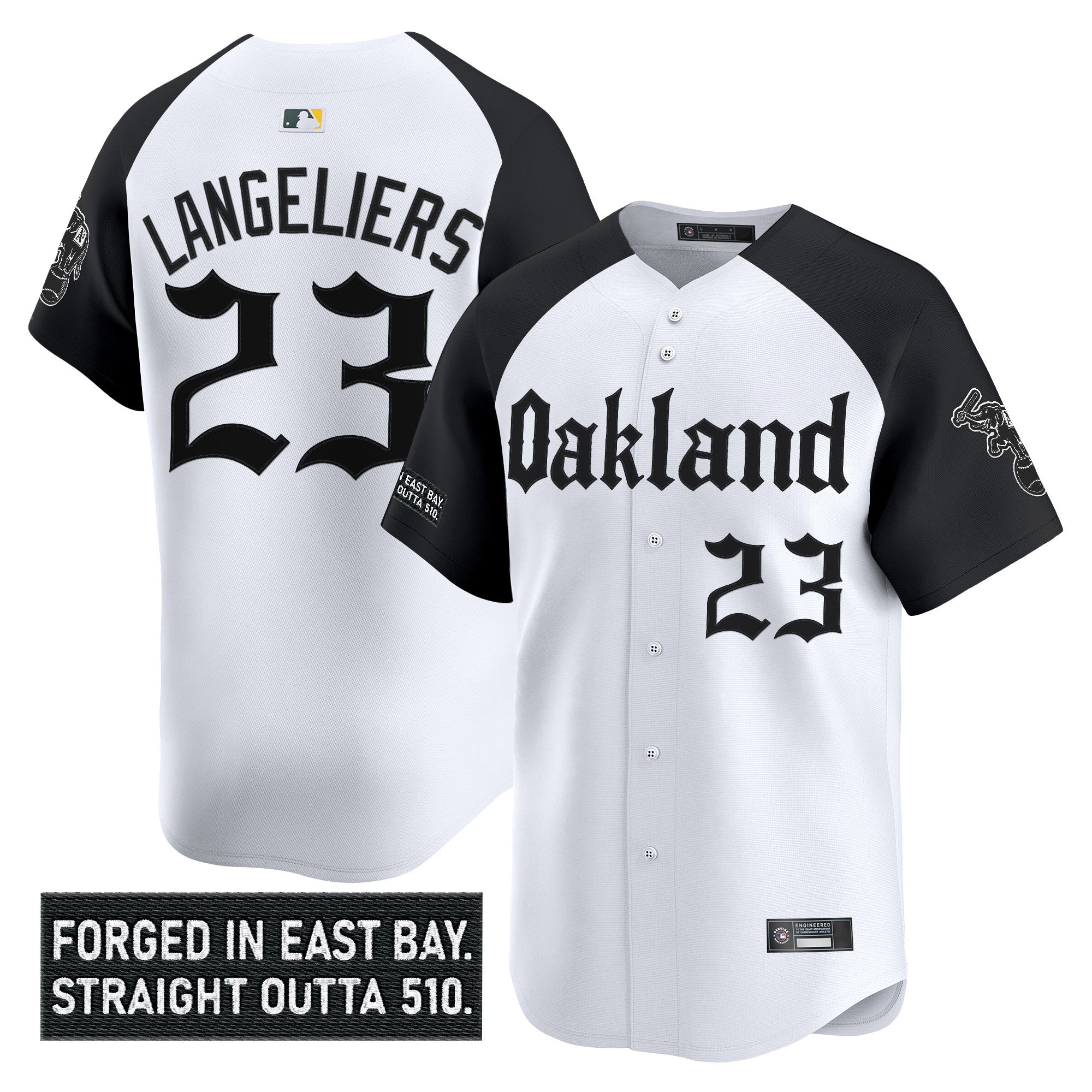 OAK 'Gothic East Bay Edition' Vapor Premier Limited Jersey - Stitched