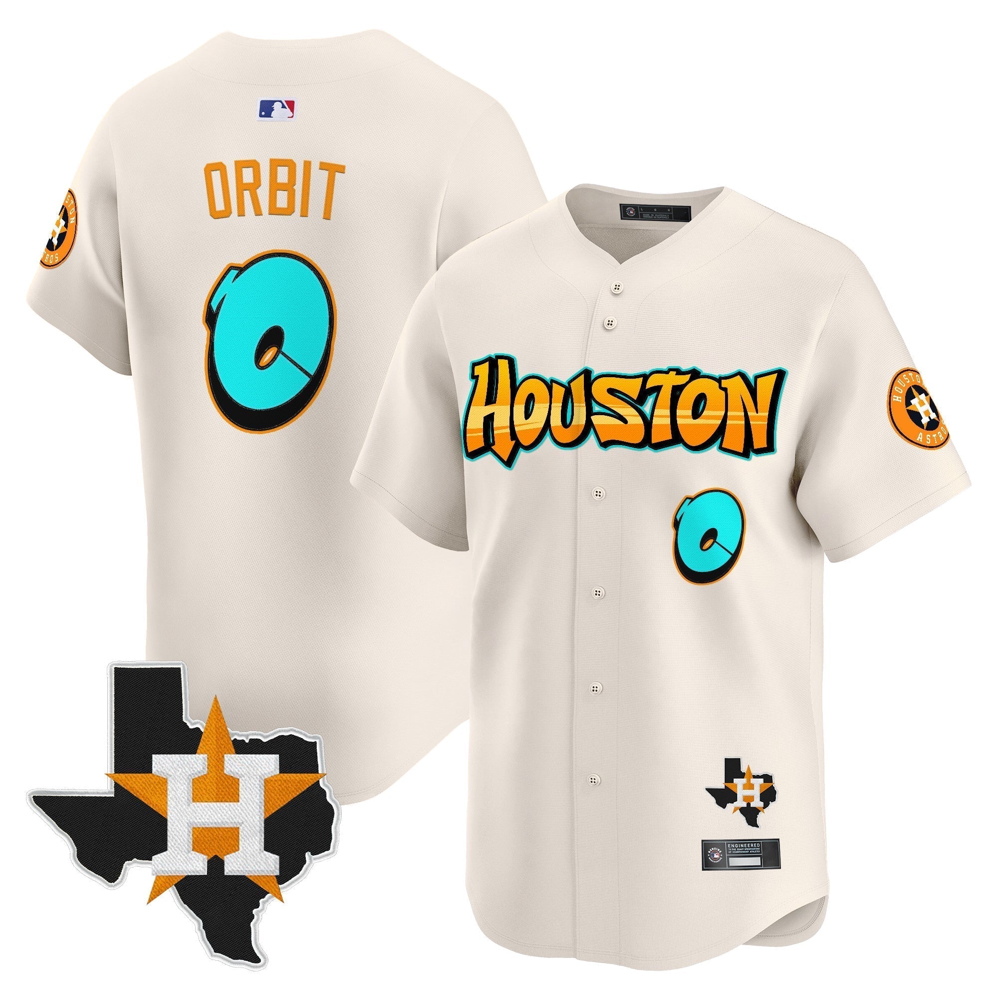 HOU 'Graffiti H-Town Edition' Vapor Premier Limited Jersey - Stitched