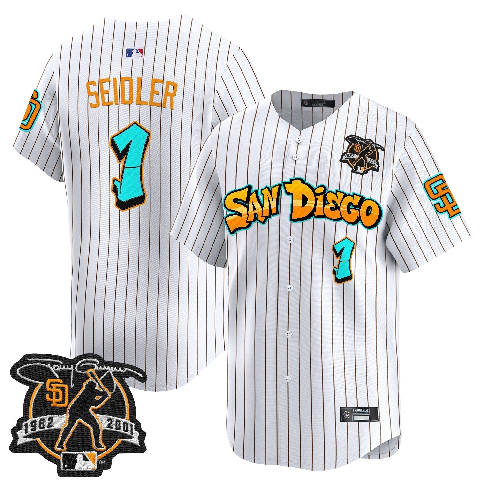 SD 'Graffiti Barrio Edition' Vapor Premier Limited Jersey - Stitched