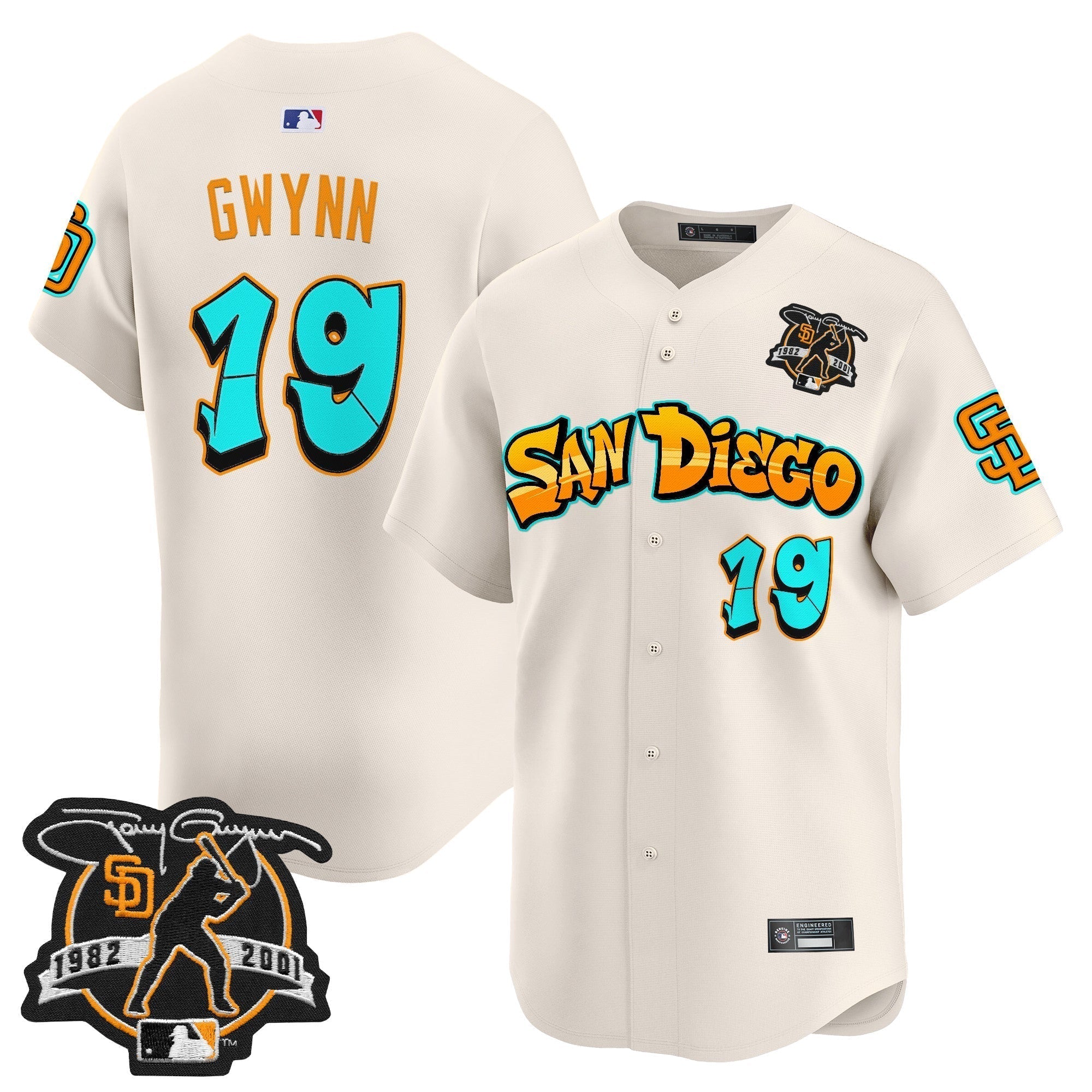 SD 'Graffiti Barrio Edition' Vapor Premier Limited Jersey - Stitched
