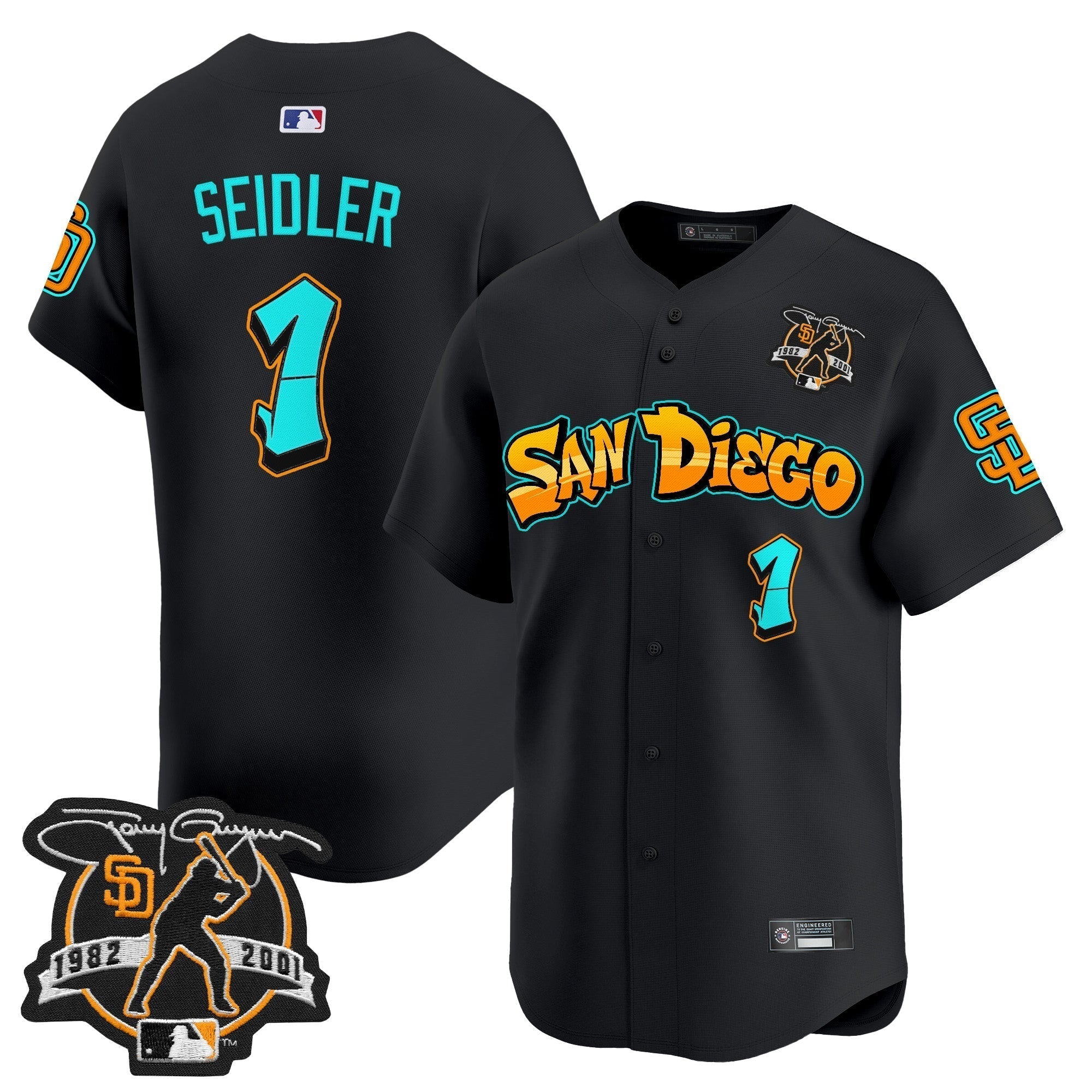 SD 'Graffiti Barrio Edition' Vapor Premier Limited Jersey - Stitched