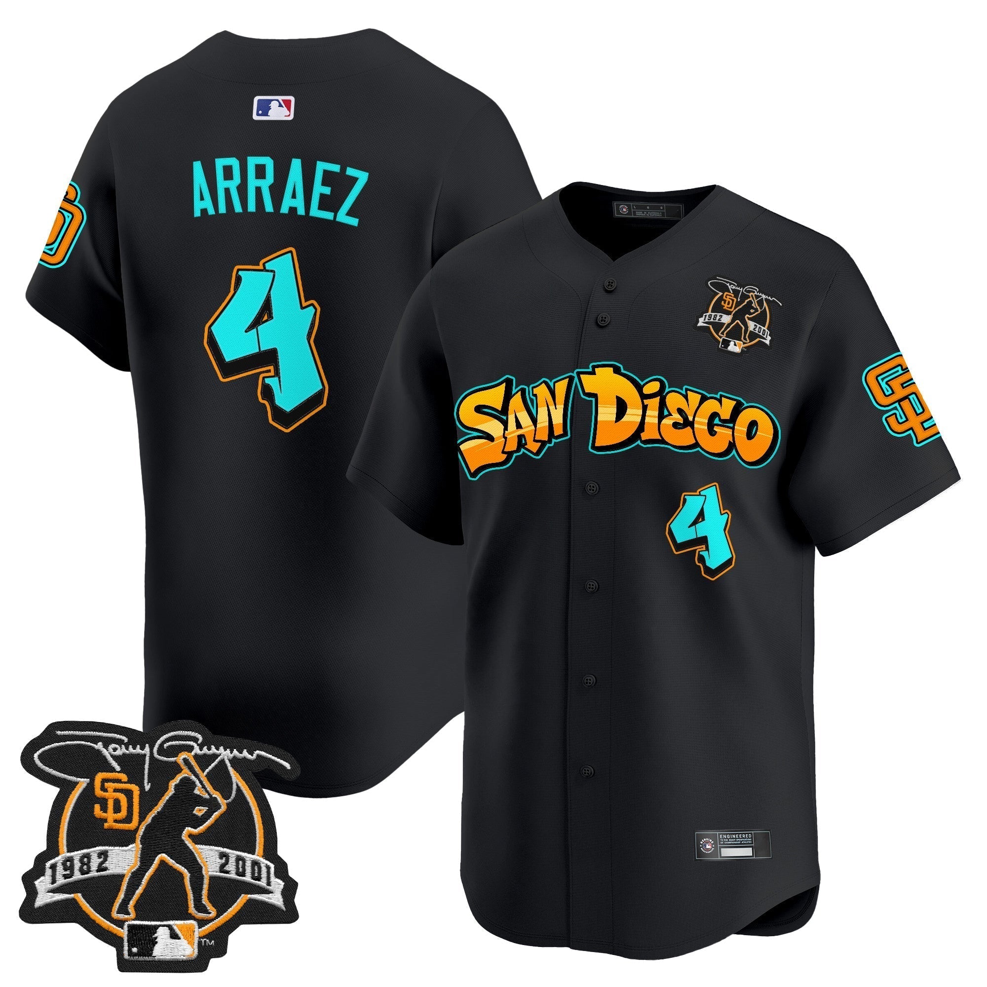 SD 'Graffiti Barrio Edition' Vapor Premier Limited Jersey - Stitched