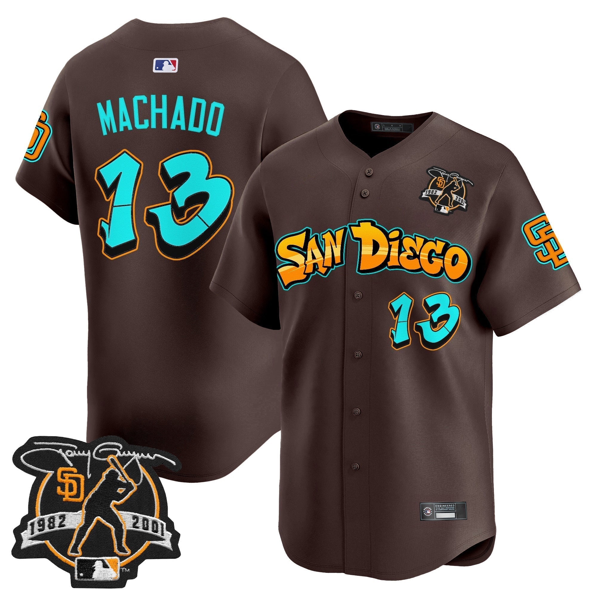 SD 'Graffiti Barrio Edition' Vapor Premier Limited Jersey - Stitched