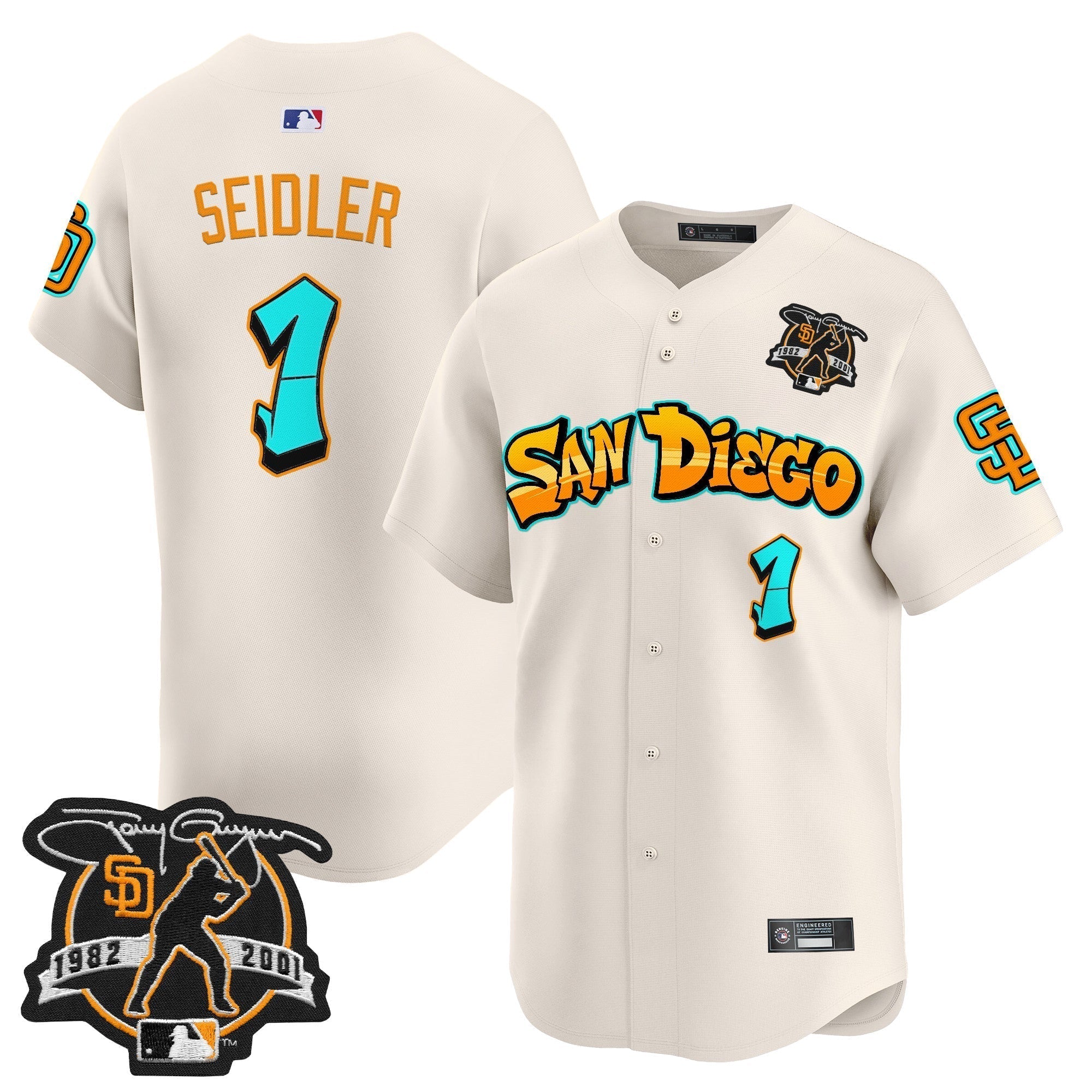 SD 'Graffiti Barrio Edition' Vapor Premier Limited Jersey - Stitched
