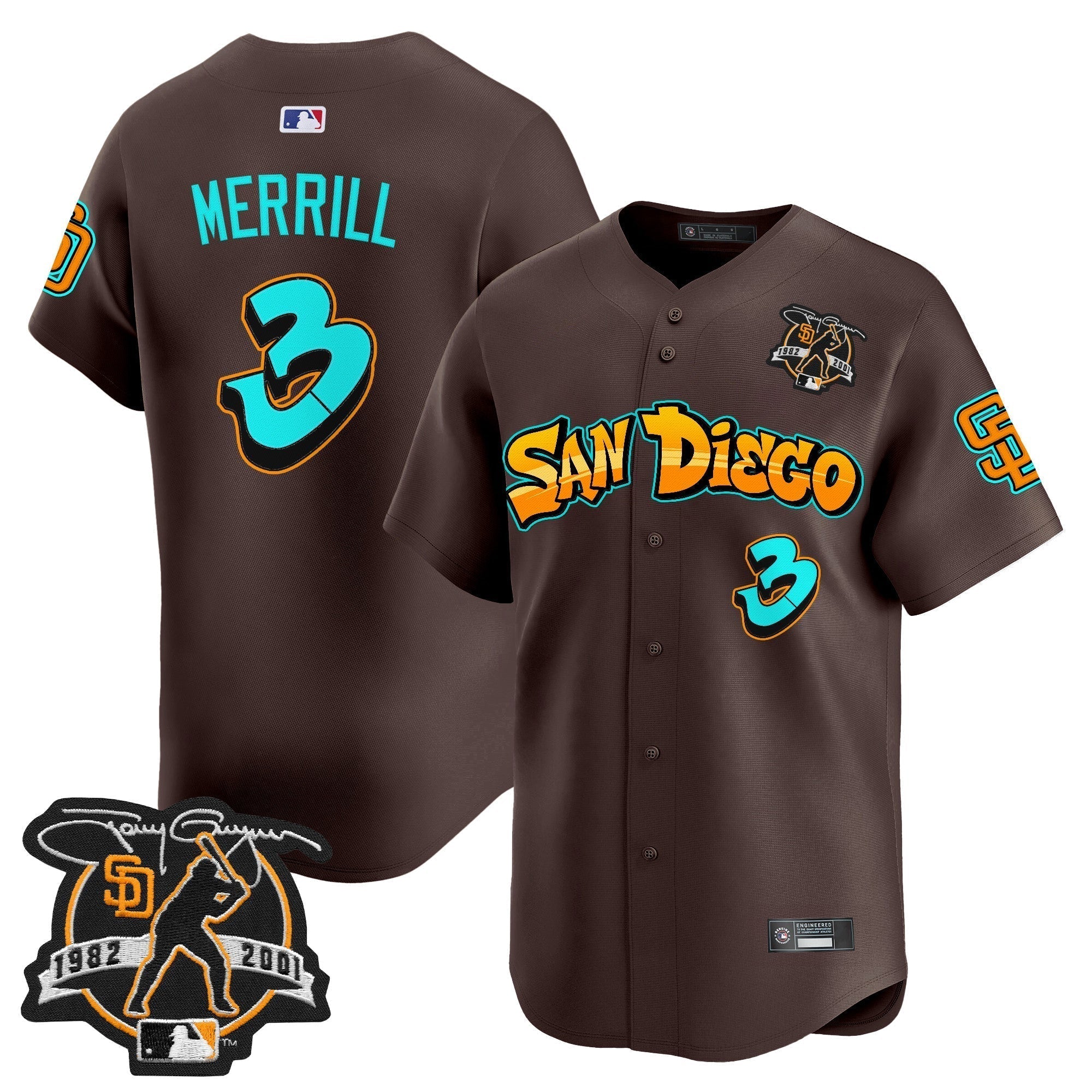 SD 'Graffiti Barrio Edition' Vapor Premier Limited Jersey - Stitched