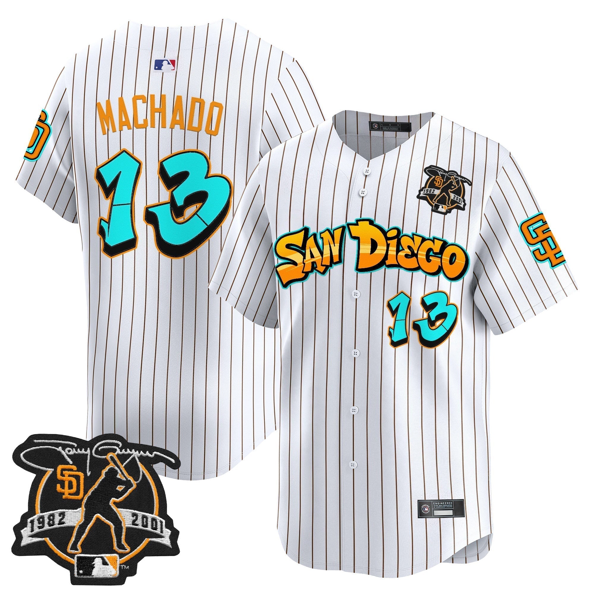 SD 'Graffiti Barrio Edition' Vapor Premier Limited Jersey - Stitched