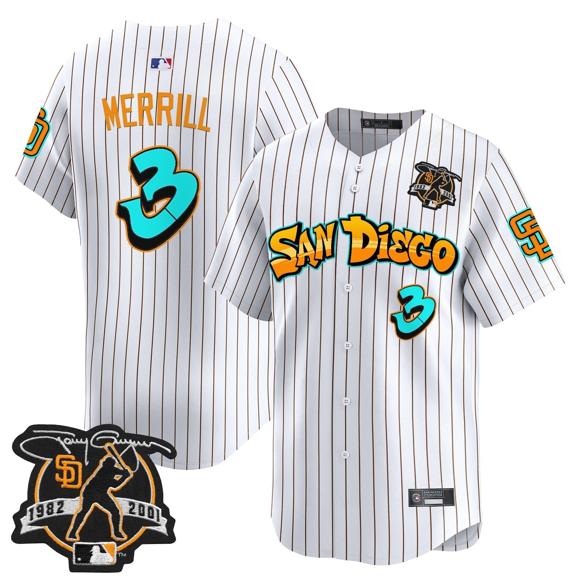 SD 'Graffiti Barrio Edition' Vapor Premier Limited Jersey - Stitched