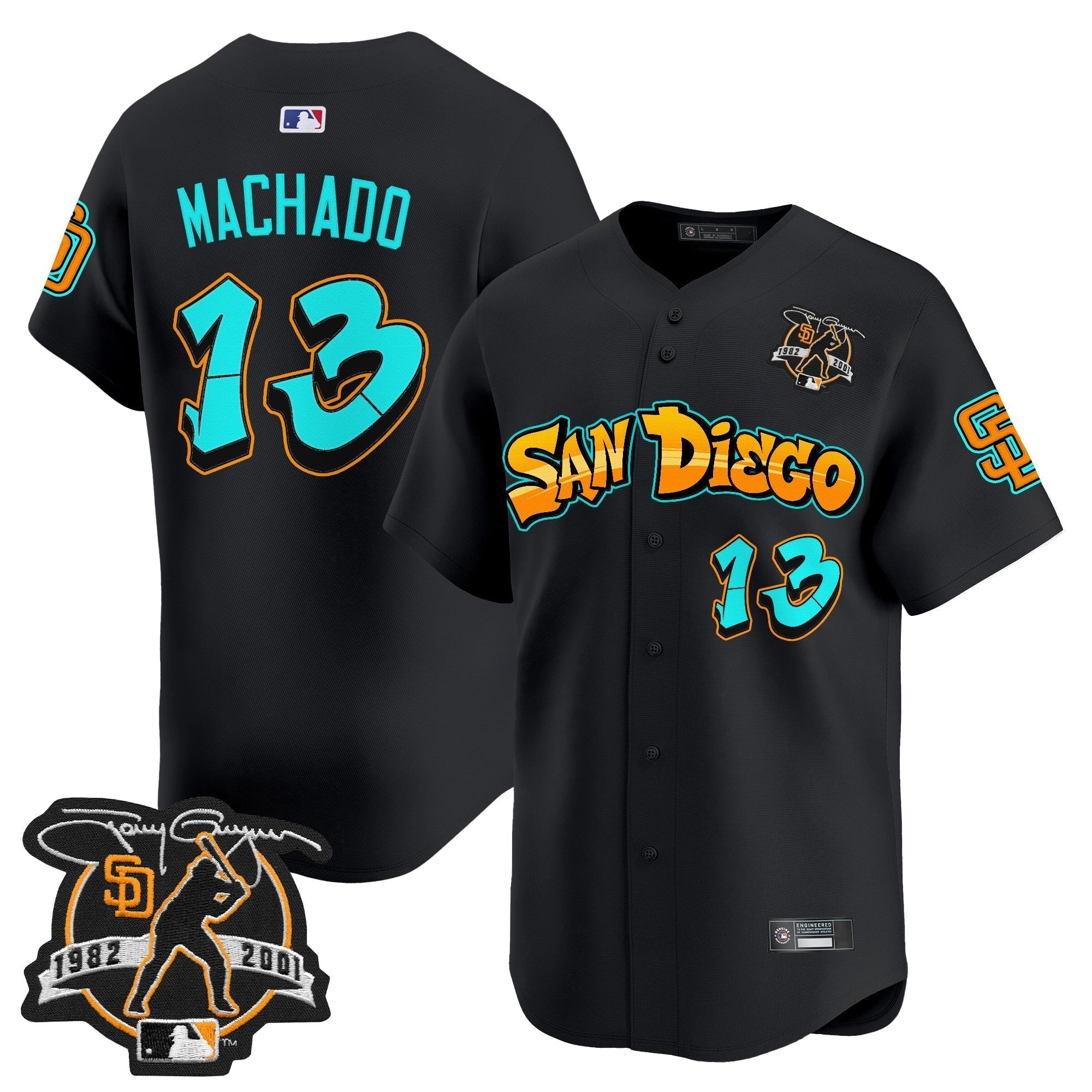 SD 'Graffiti Barrio Edition' Vapor Premier Limited Jersey - Stitched