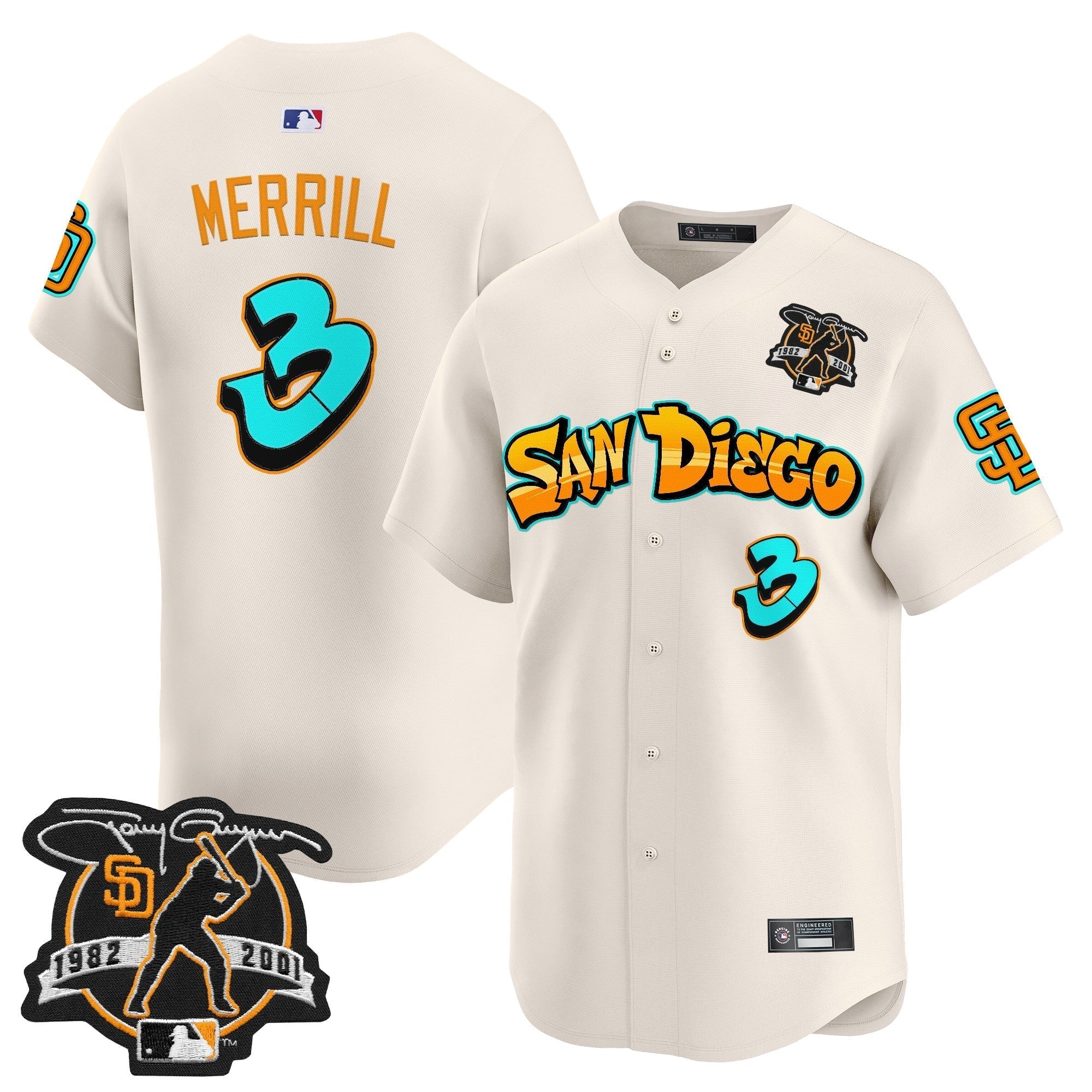 SD 'Graffiti Barrio Edition' Vapor Premier Limited Jersey - Stitched