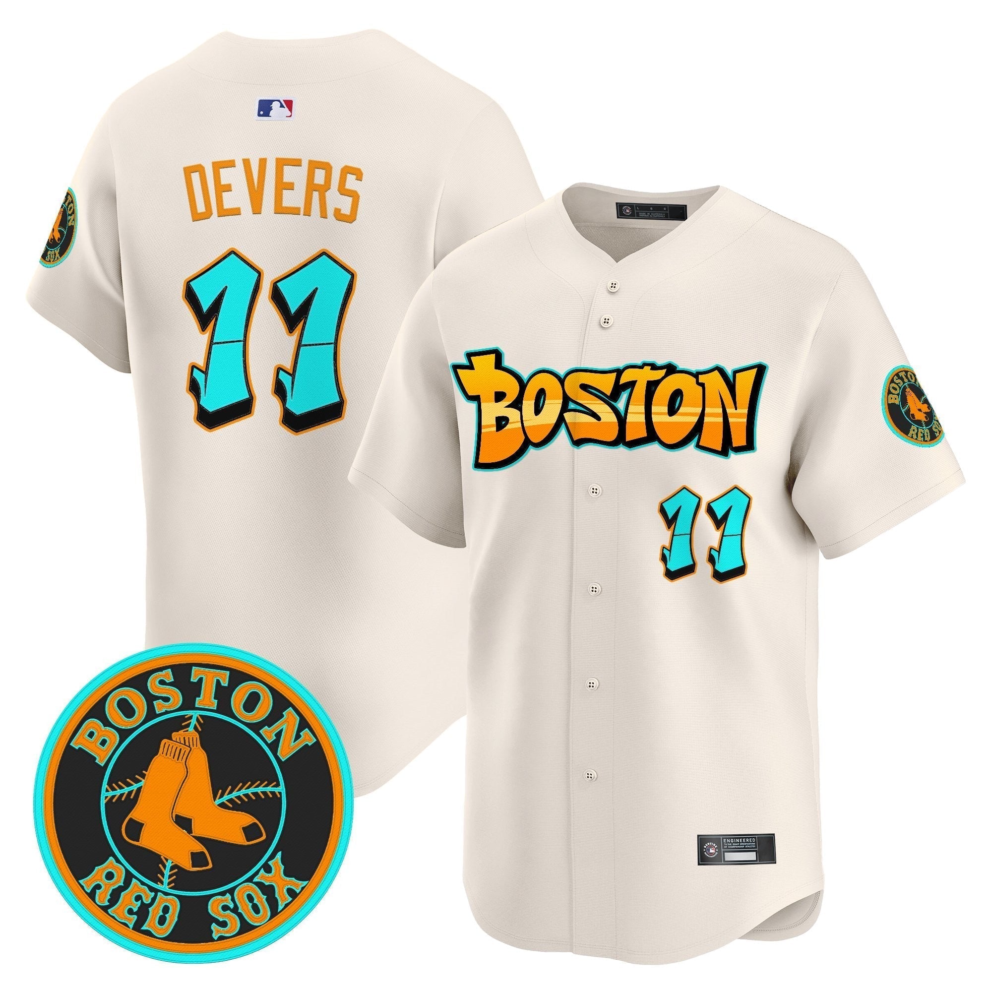 BOS 'Graffiti Streetstyle Edition' Vapor Premier Limited Jersey - Stitched
