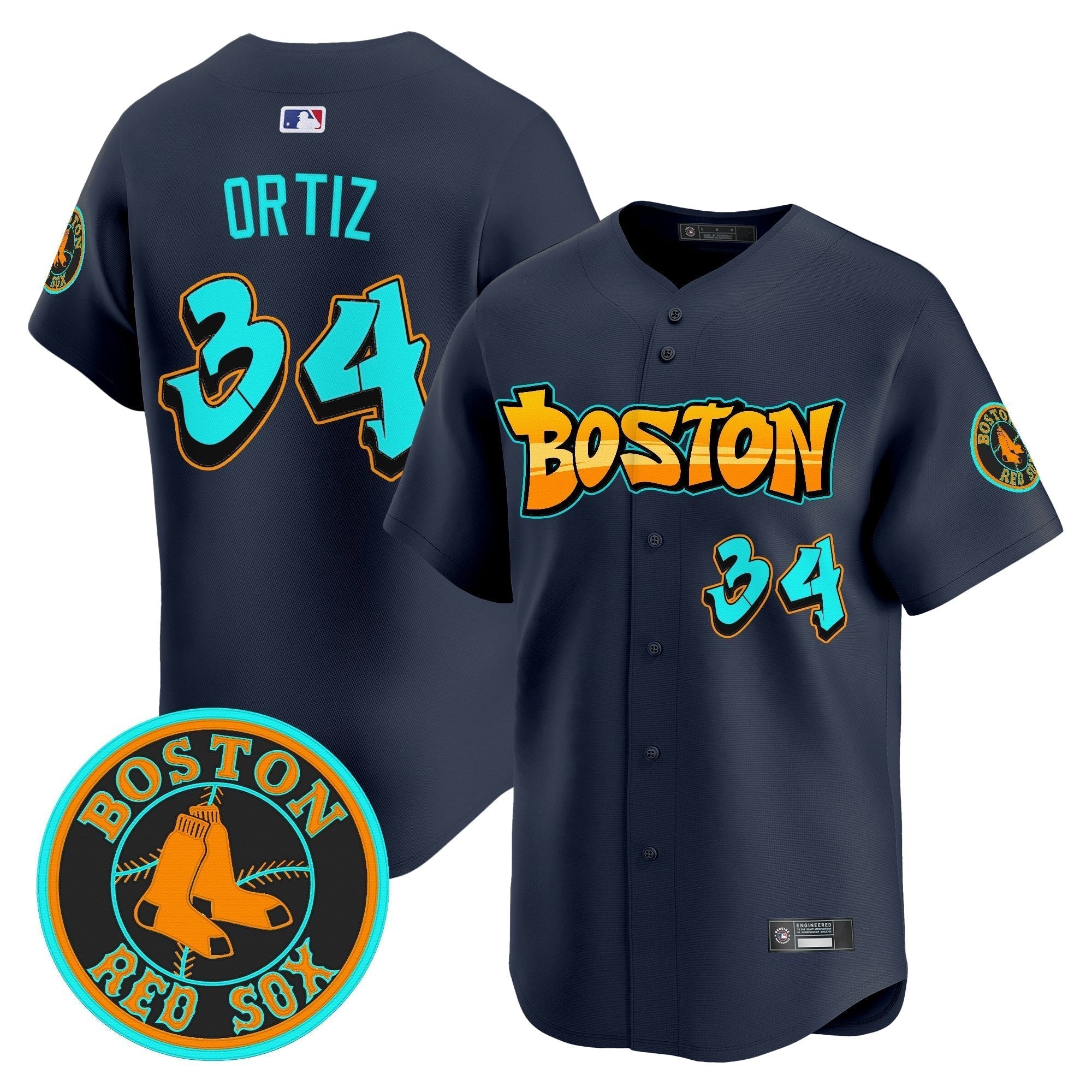 BOS 'Graffiti Streetstyle Edition' Vapor Premier Limited Jersey - Stitched