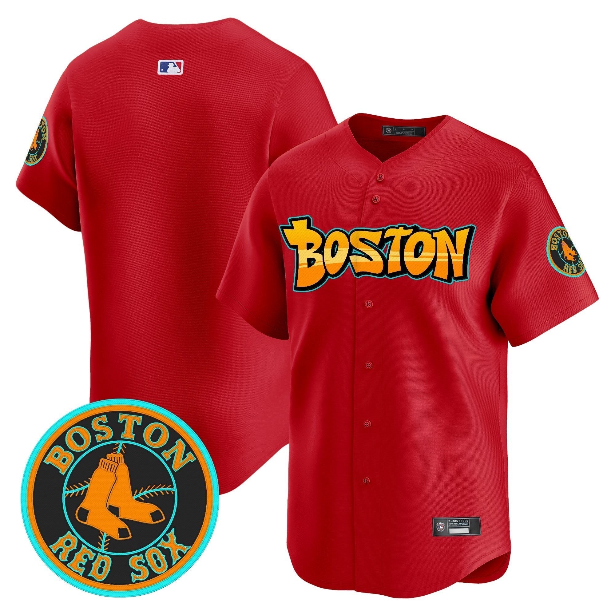 BOS 'Graffiti Streetstyle Edition' Vapor Premier Limited Jersey - Stitched