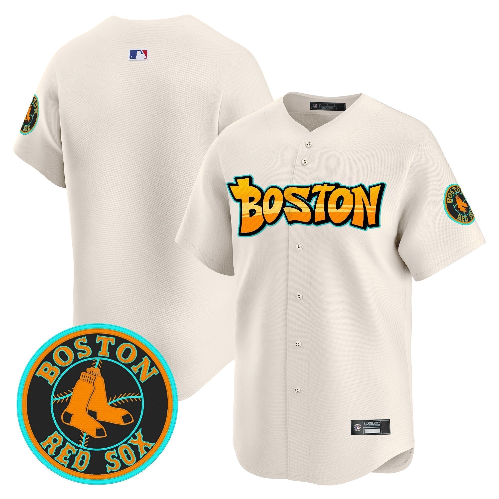 BOS 'Graffiti Streetstyle Edition' Vapor Premier Limited Jersey - Stitched