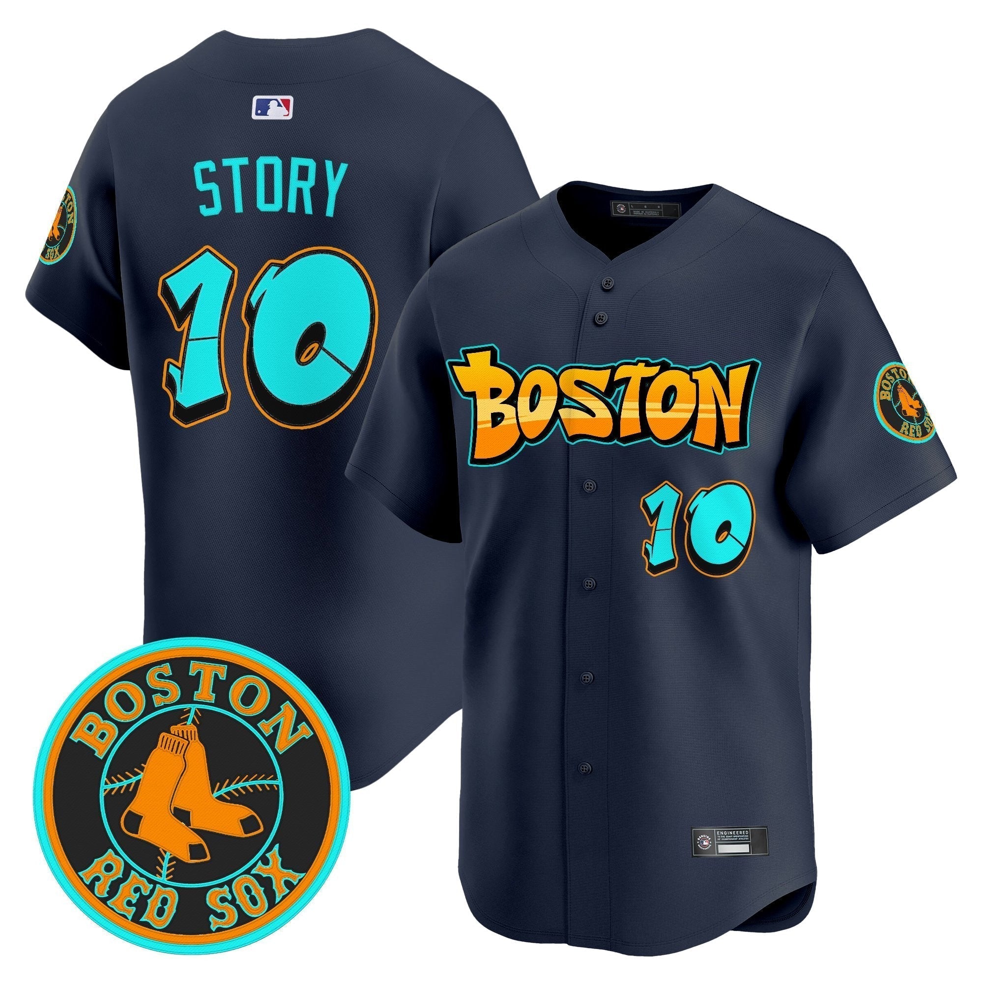 BOS 'Graffiti Streetstyle Edition' Vapor Premier Limited Jersey - Stitched