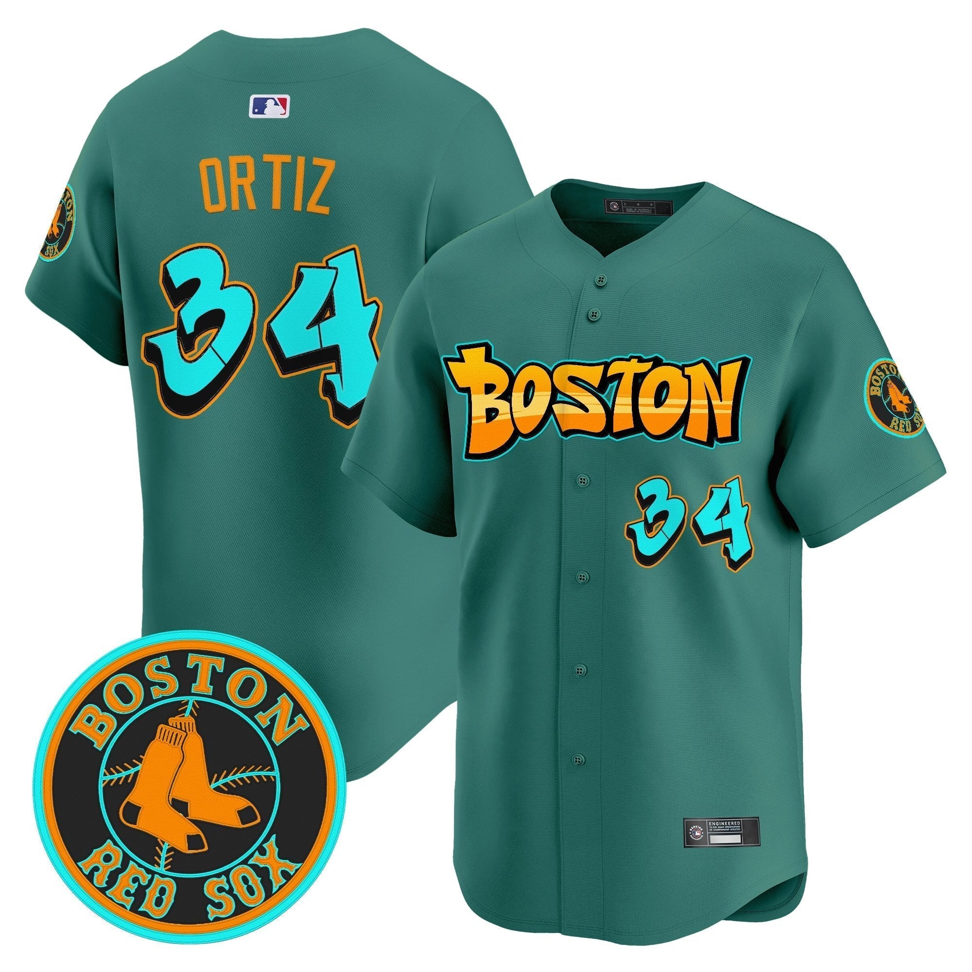 BOS 'Graffiti Streetstyle Edition' Vapor Premier Limited Jersey - Stitched