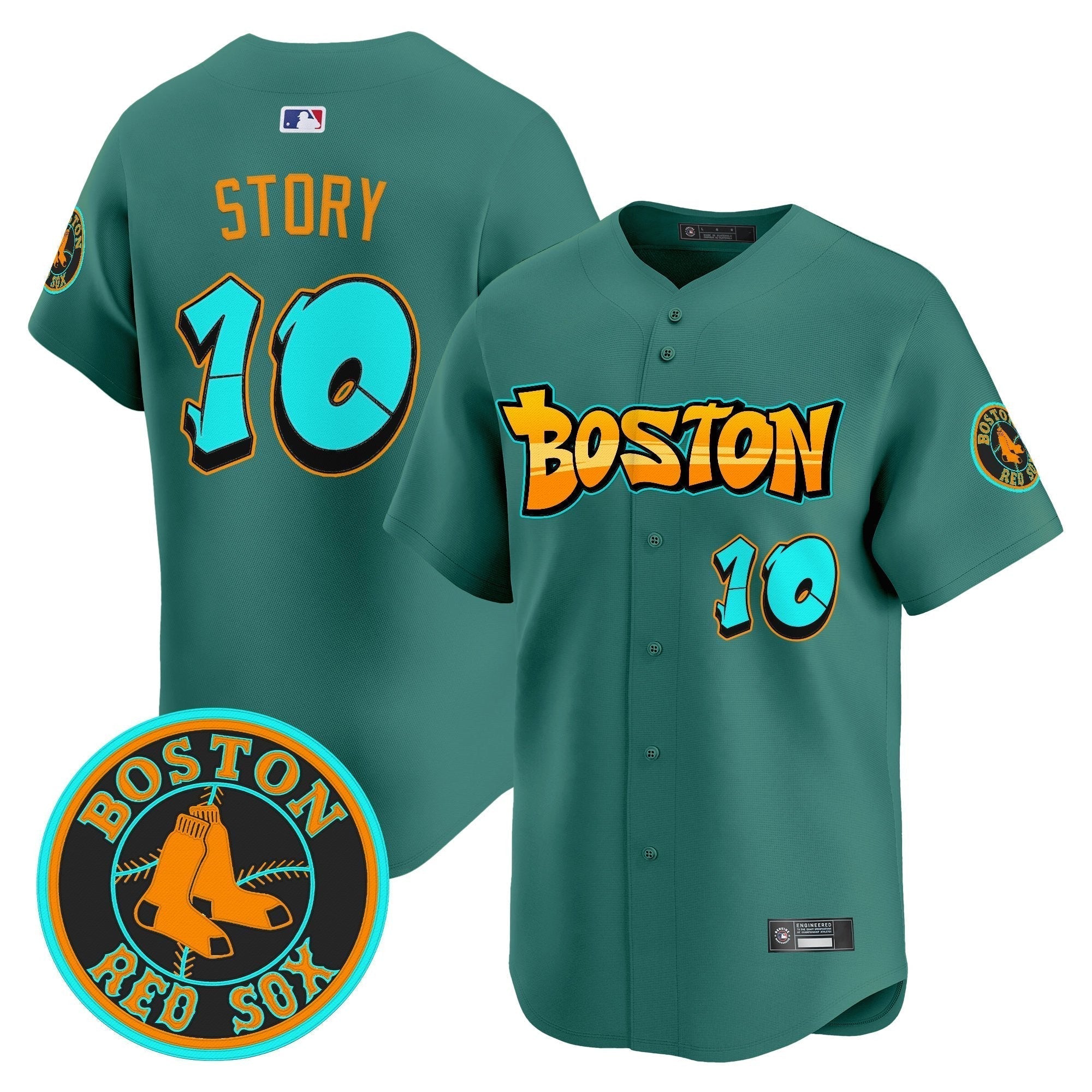 BOS 'Graffiti Streetstyle Edition' Vapor Premier Limited Jersey - Stitched