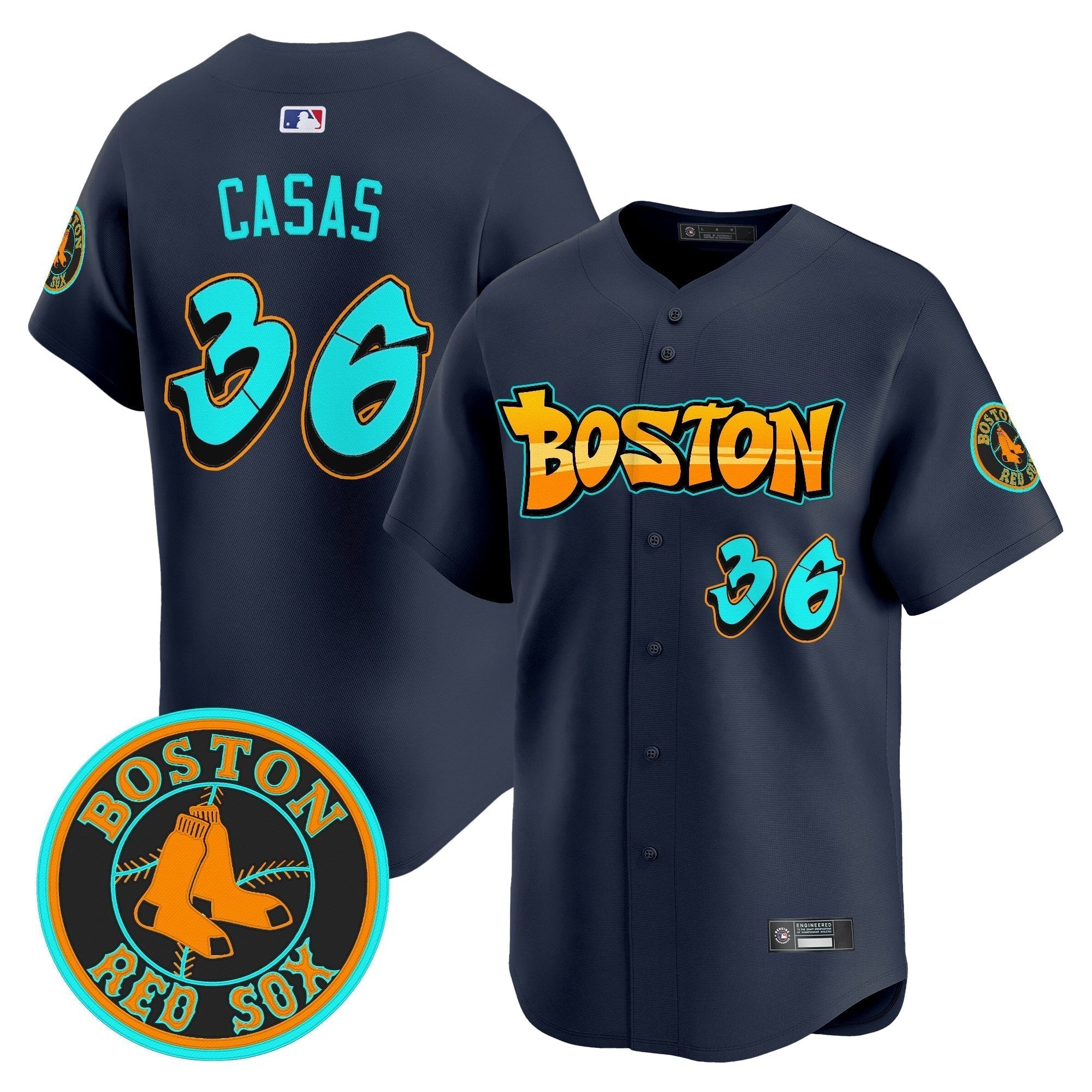 BOS 'Graffiti Streetstyle Edition' Vapor Premier Limited Jersey - Stitched