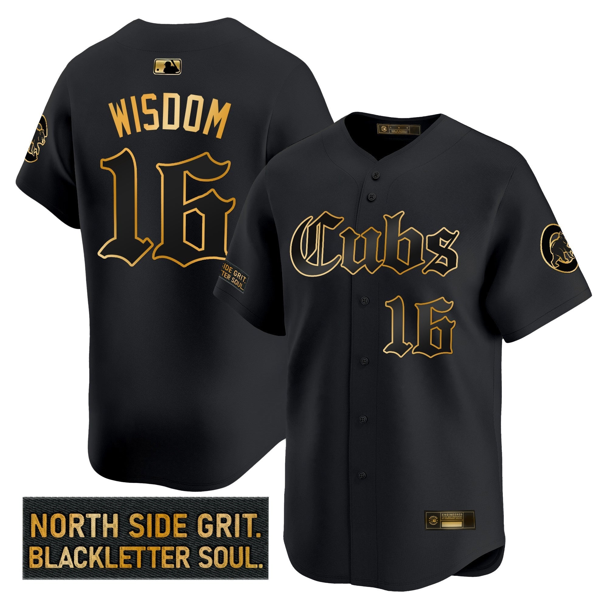 CHC 'Gothic North Side Edition' Gold Vapor Premier Limited Jersey - Stitched