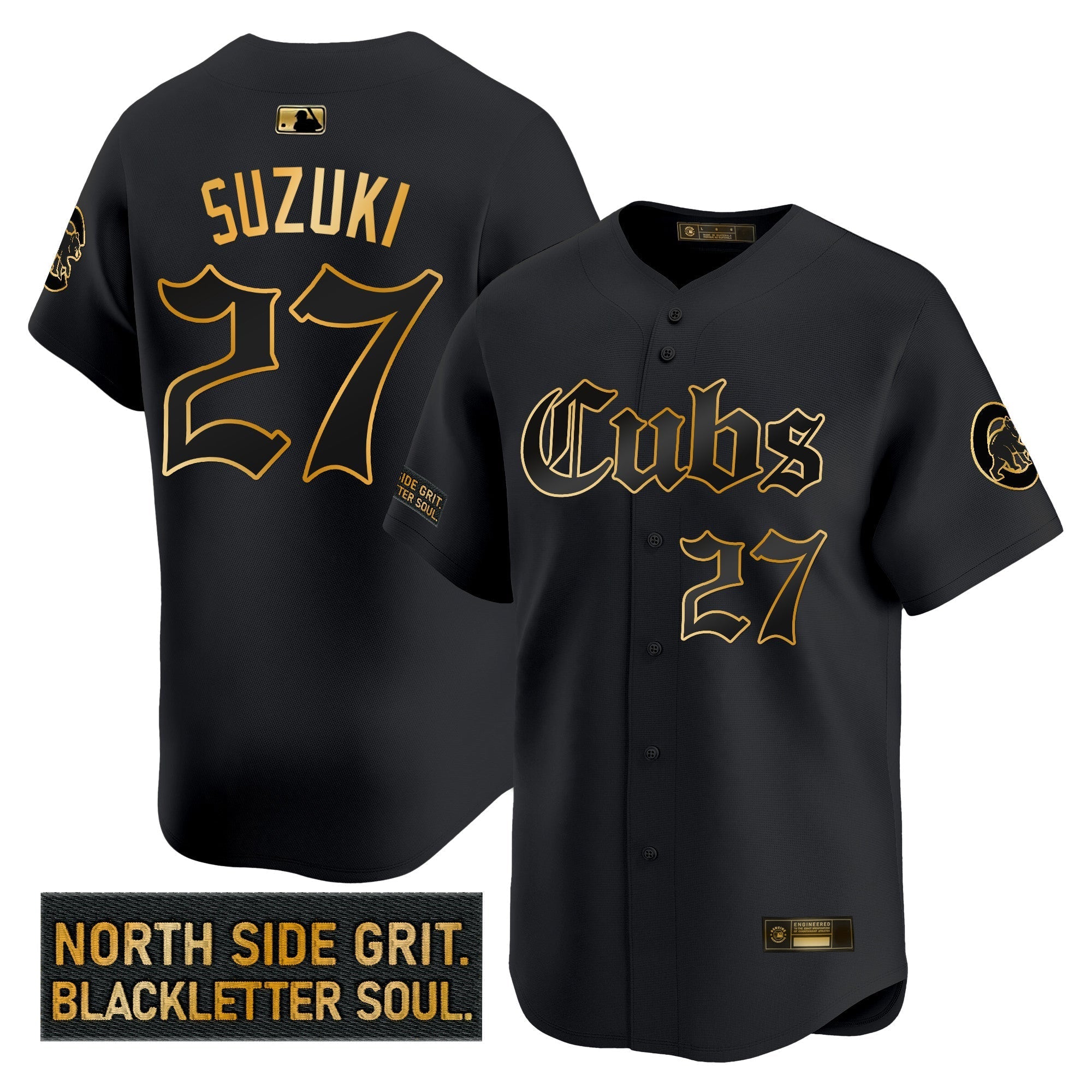 CHC 'Gothic North Side Edition' Gold Vapor Premier Limited Jersey - Stitched