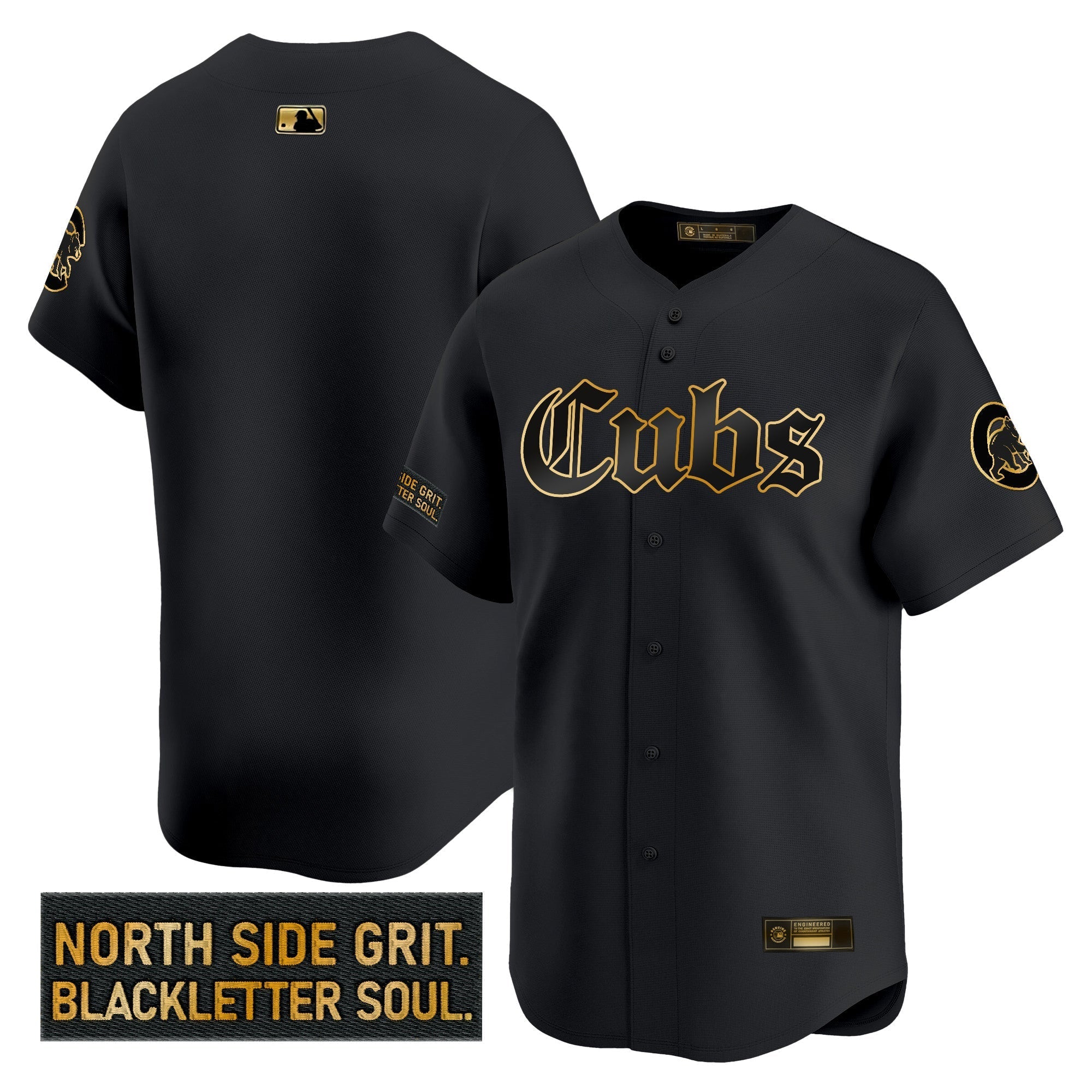 CHC 'Gothic North Side Edition' Gold Vapor Premier Limited Jersey - Stitched