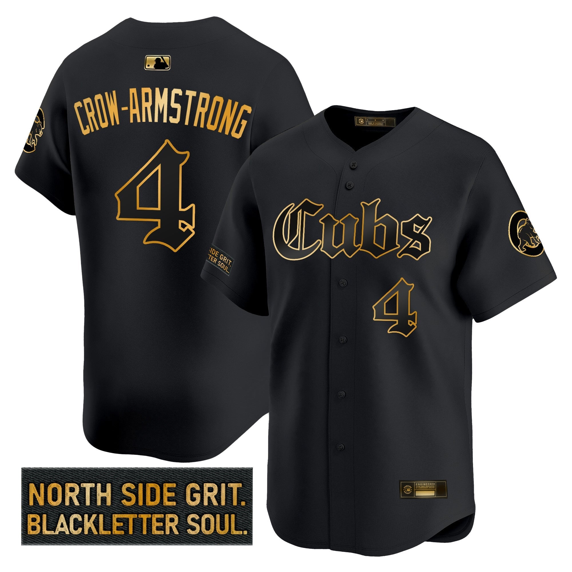 CHC 'Gothic North Side Edition' Gold Vapor Premier Limited Jersey - Stitched