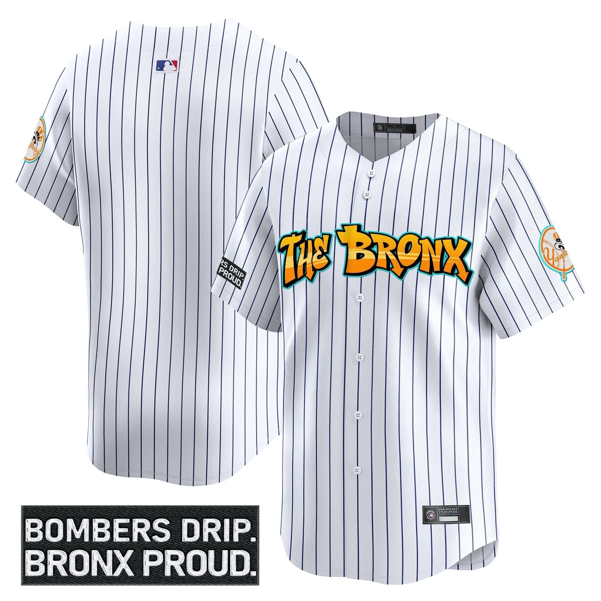 Yankees 'Graffiti Bronx Bombers Edition' Vapor Premier Limited Jersey - Stitched