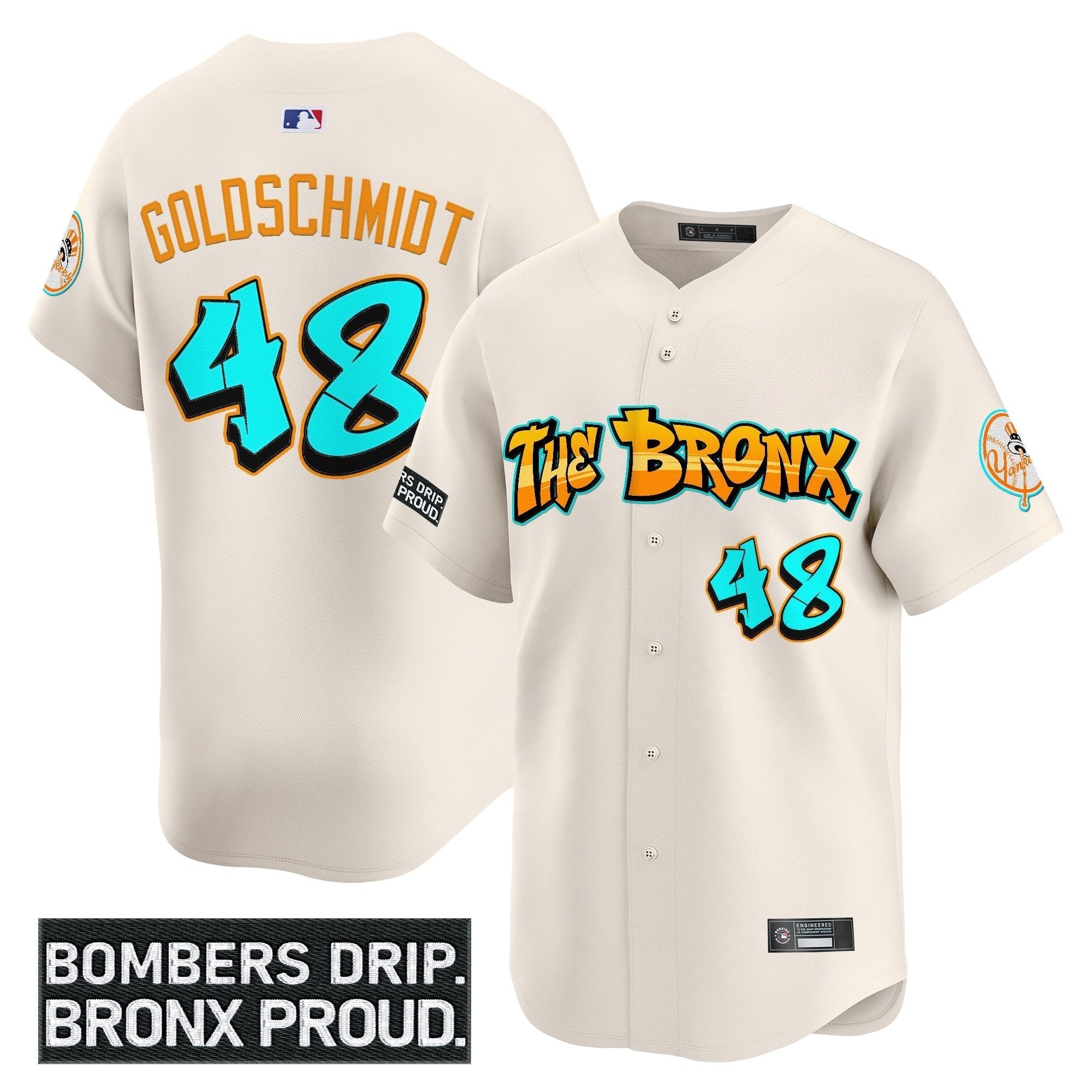 Yankees 'Graffiti Bronx Bombers Edition' Vapor Premier Limited Jersey - Stitched