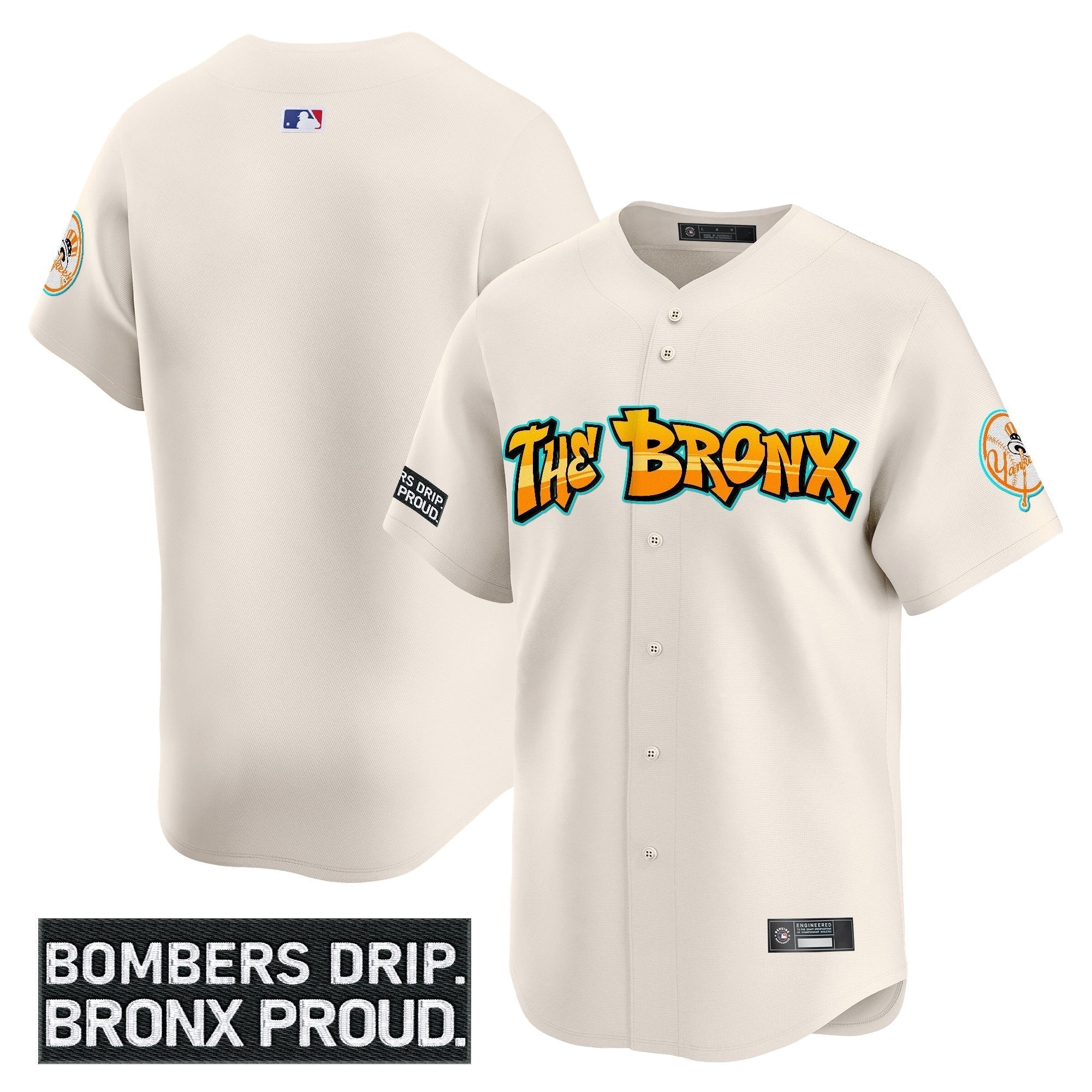 Yankees 'Graffiti Bronx Bombers Edition' Vapor Premier Limited Jersey - Stitched
