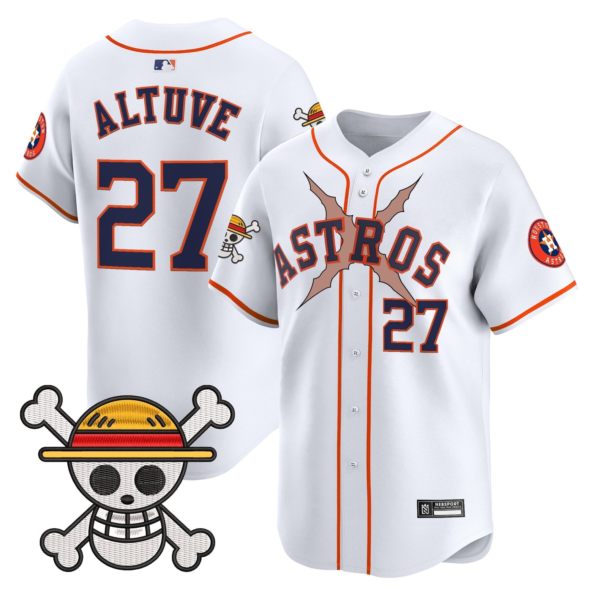 HOU x One Piece 2025 Vapor Premier Limited Jersey - Stitched