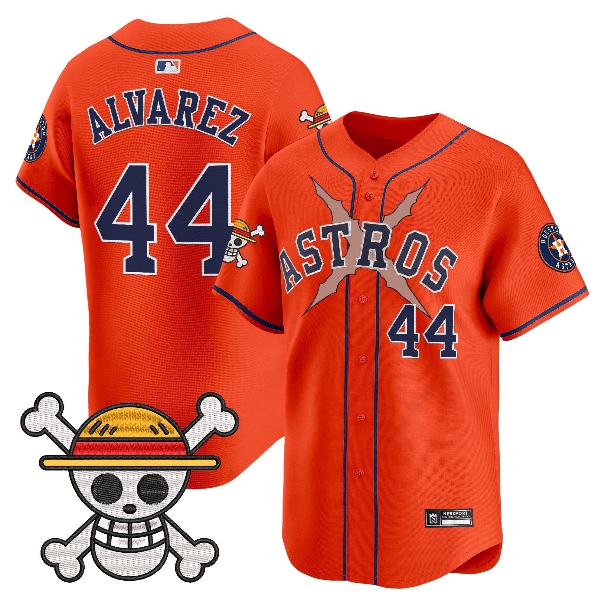 HOU x One Piece 2025 Vapor Premier Limited Jersey - Stitched