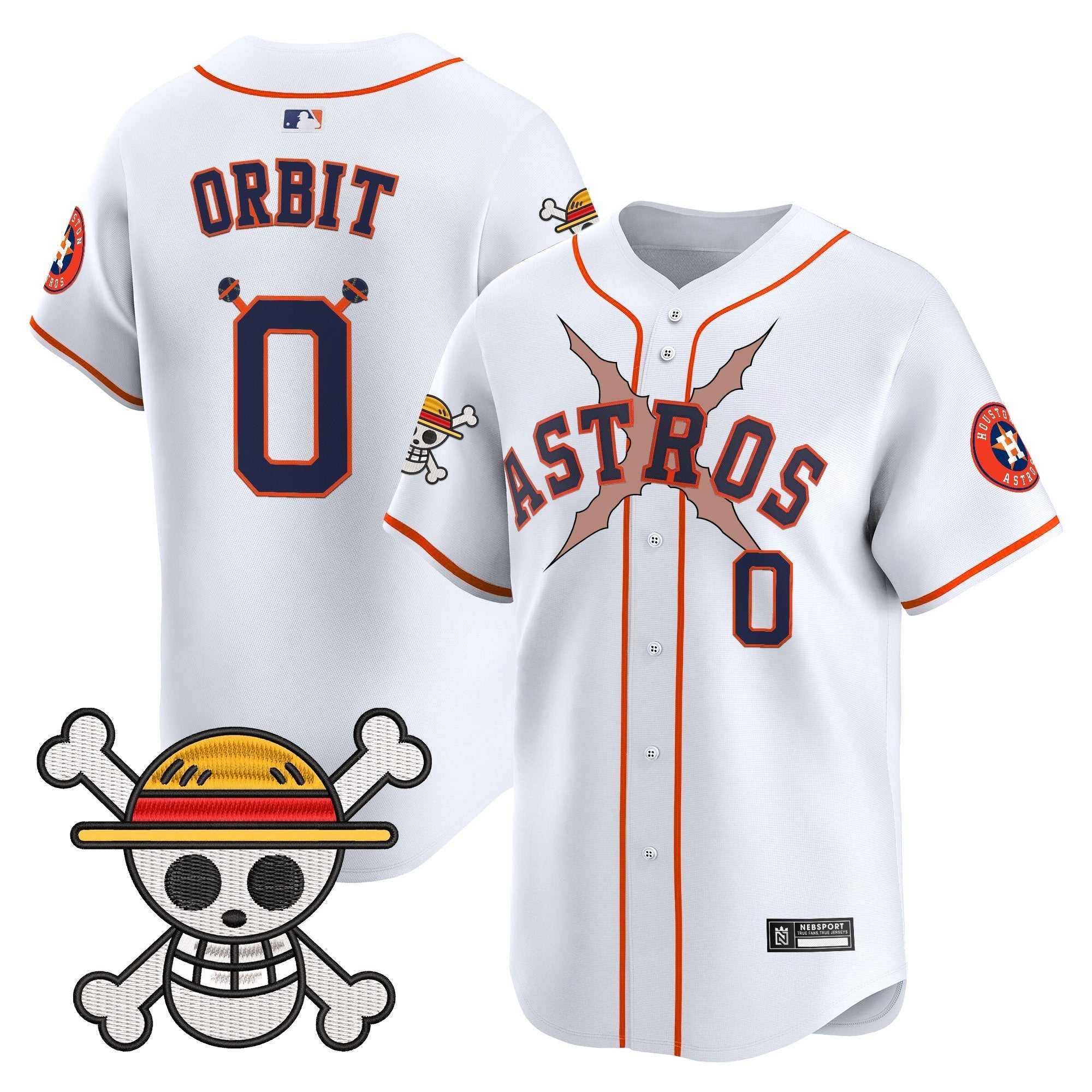 HOU x One Piece 2025 Vapor Premier Limited Jersey - Stitched