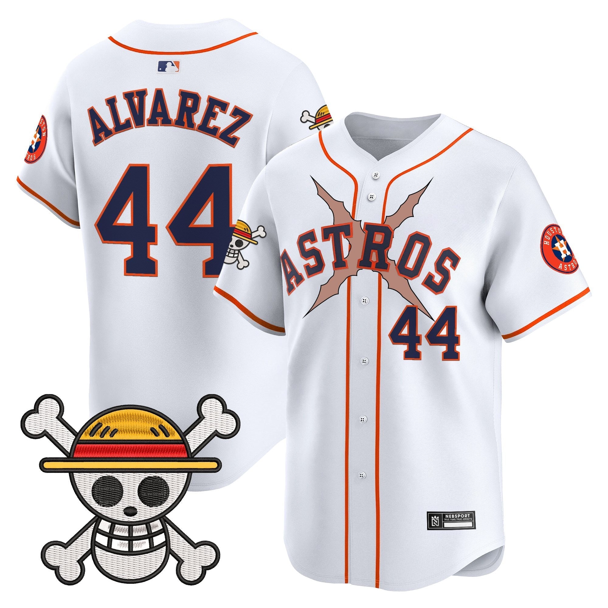 HOU x One Piece 2025 Vapor Premier Limited Jersey - Stitched