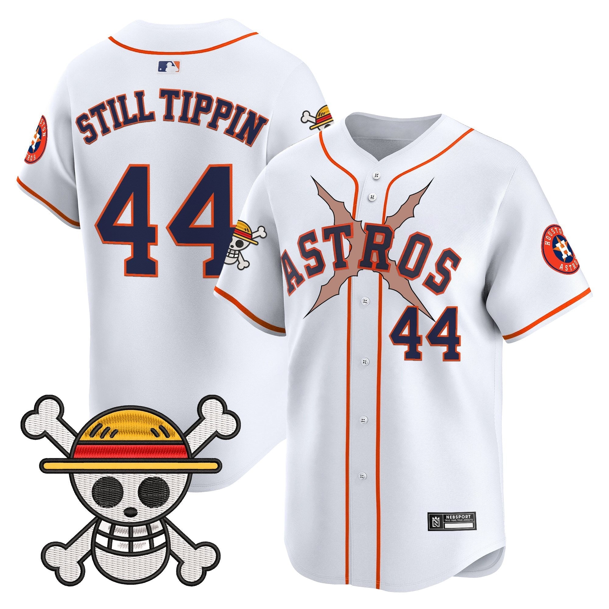 HOU x One Piece 2025 Vapor Premier Limited Jersey - Stitched