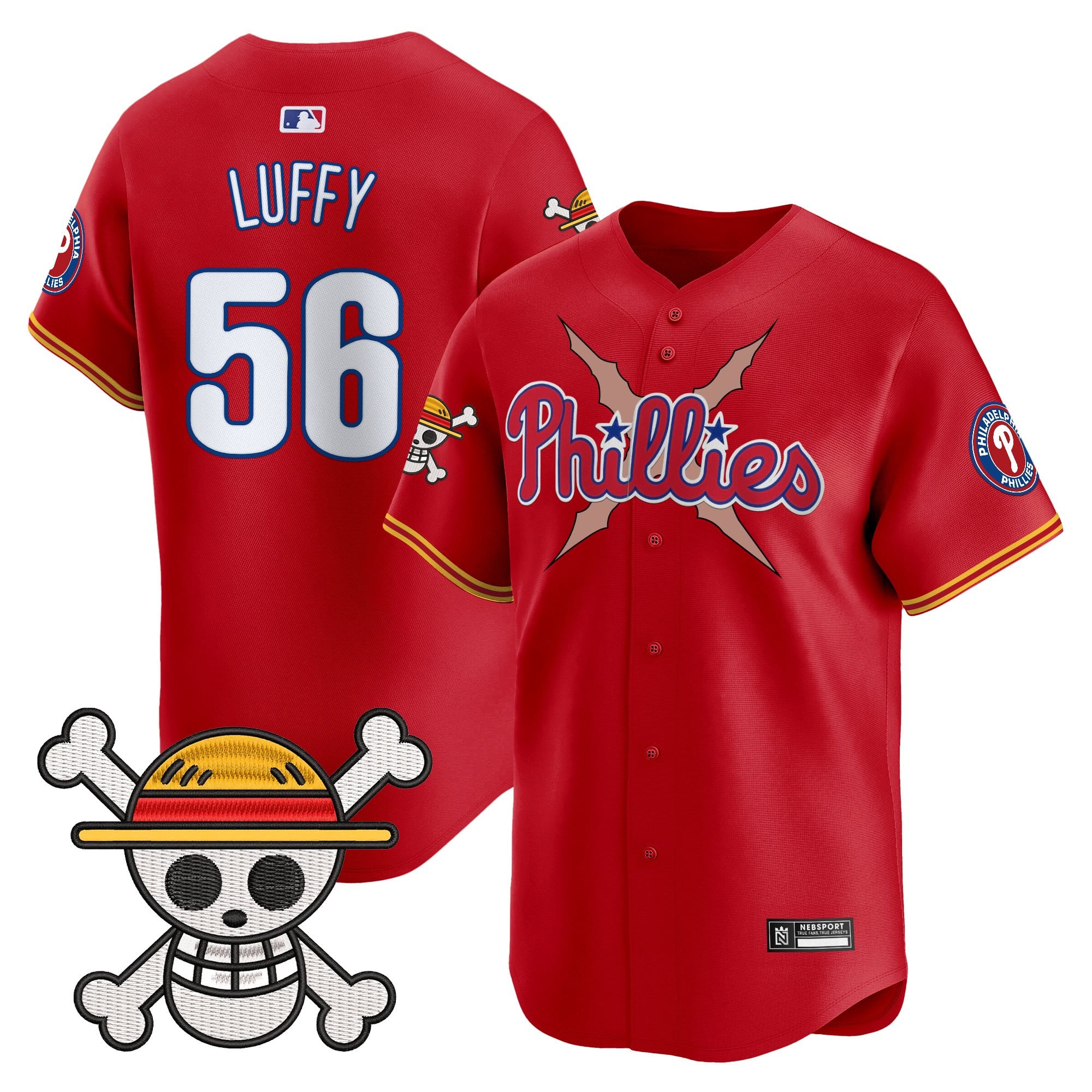 PHI x One Piece 2025 Vapor Premier Limited Jersey - Stitched