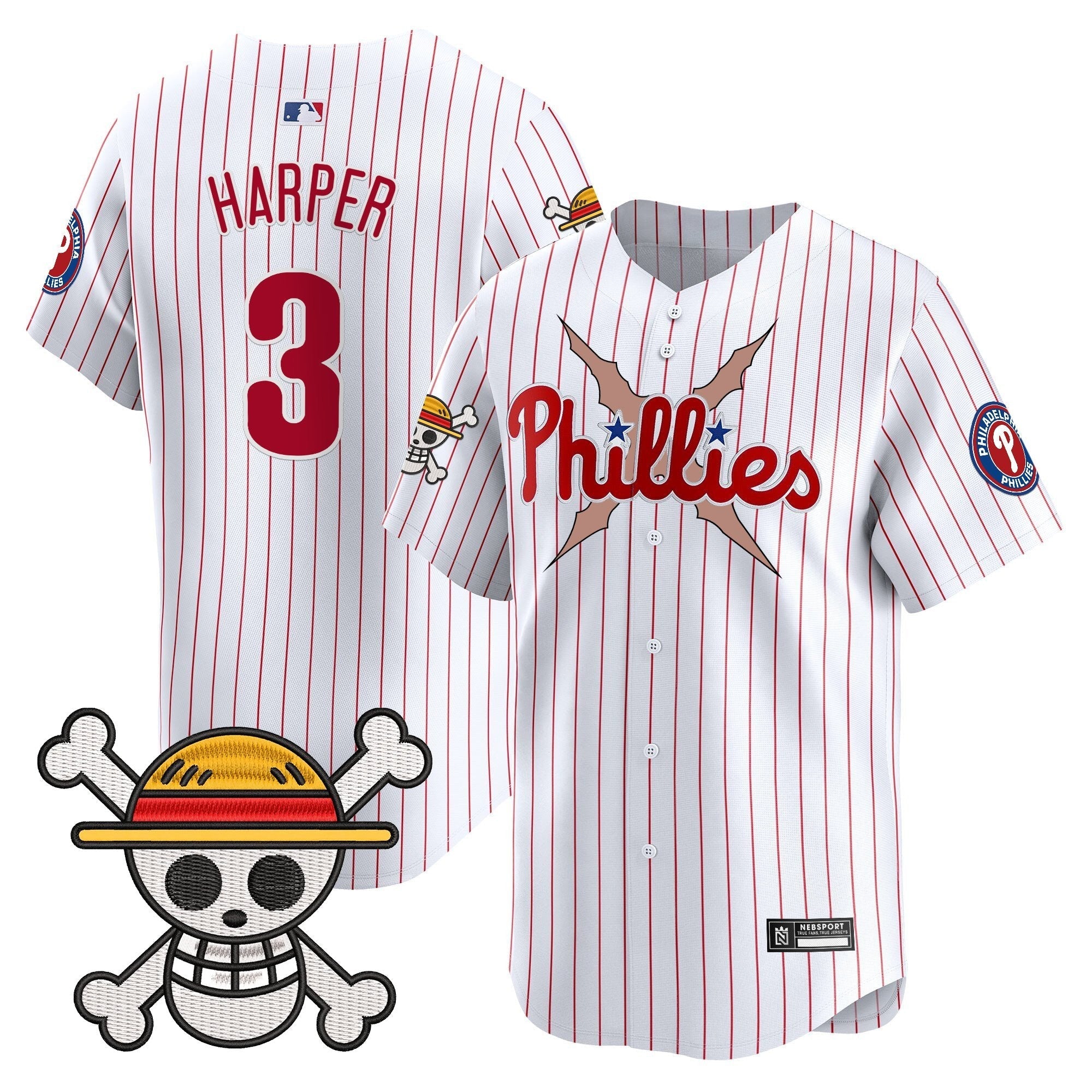 PHI x One Piece 2025 Vapor Premier Limited Jersey - Stitched