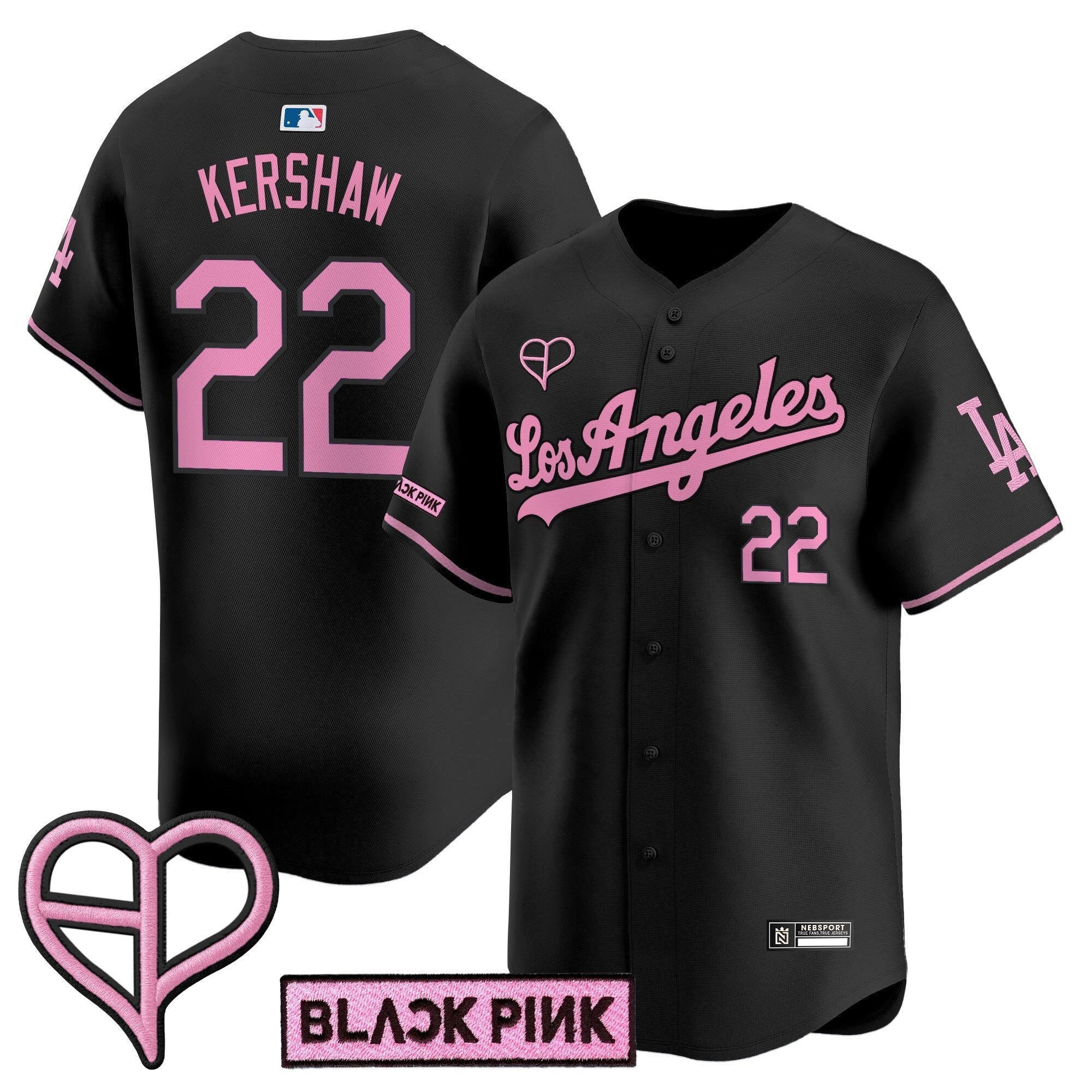 LAD x BLACKPINK 2025 Vapor Premier Limited Jersey - Stitched