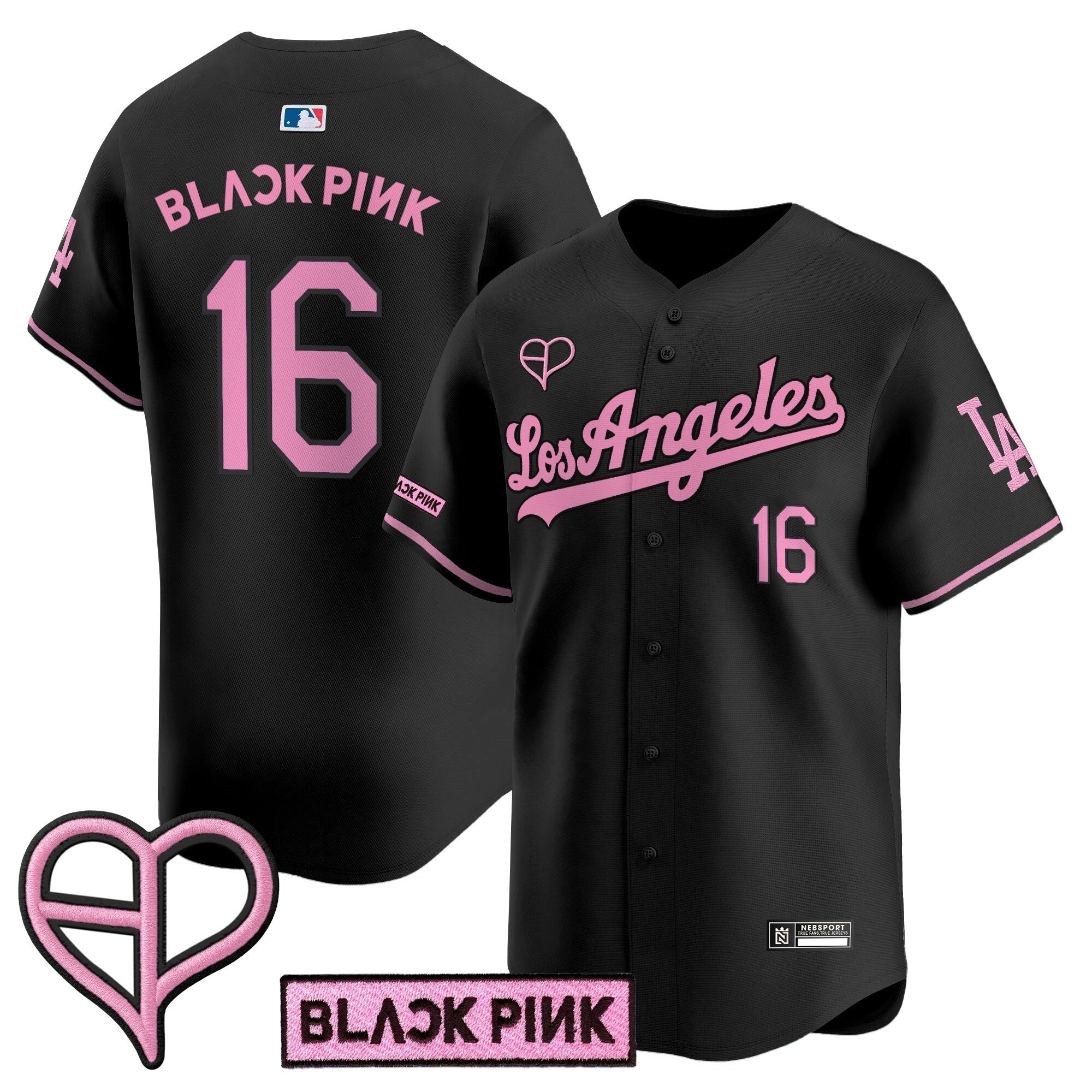 LAD x BLACKPINK 2025 Vapor Premier Limited Jersey - Stitched