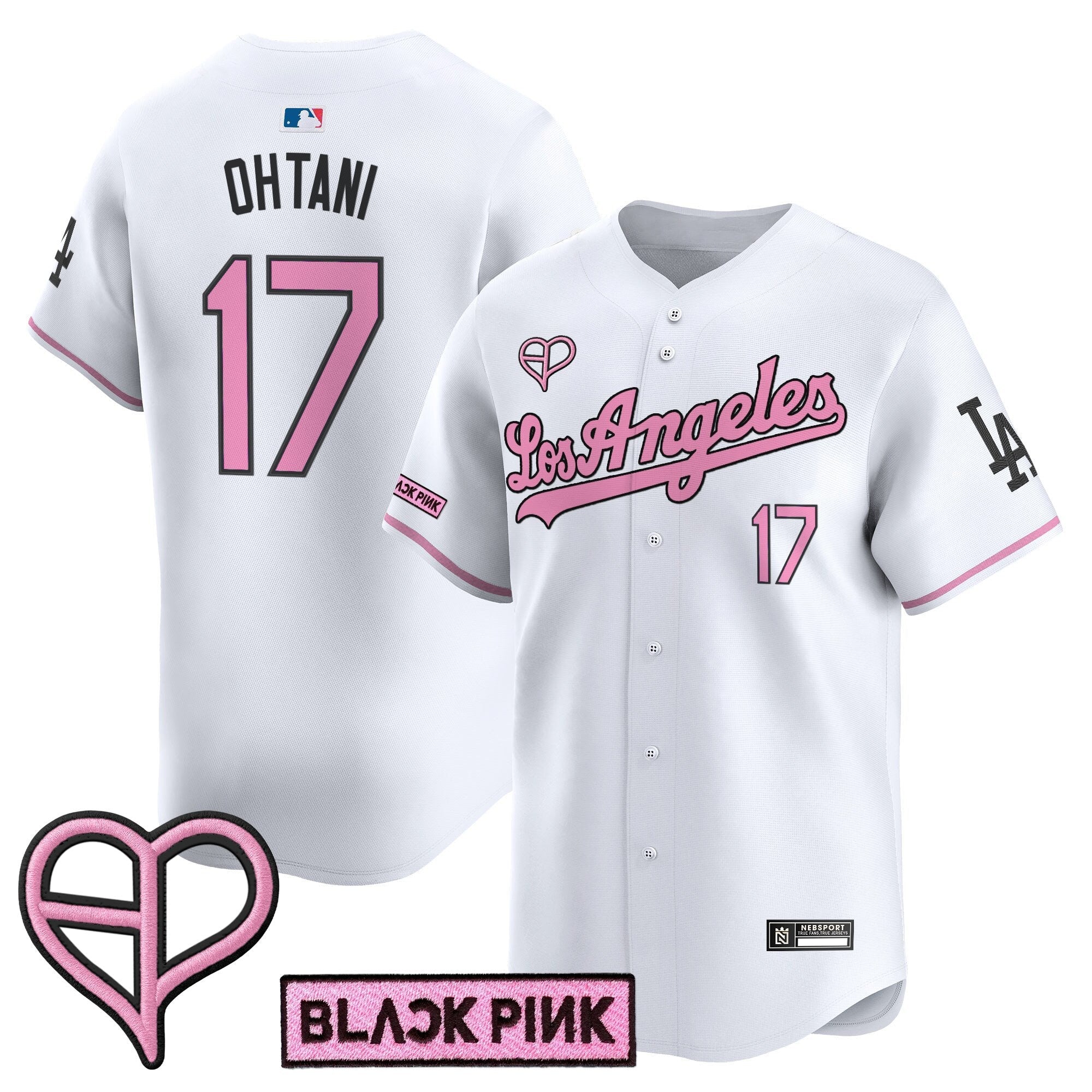 LAD x BLACKPINK 2025 Vapor Premier Limited Jersey - Stitched