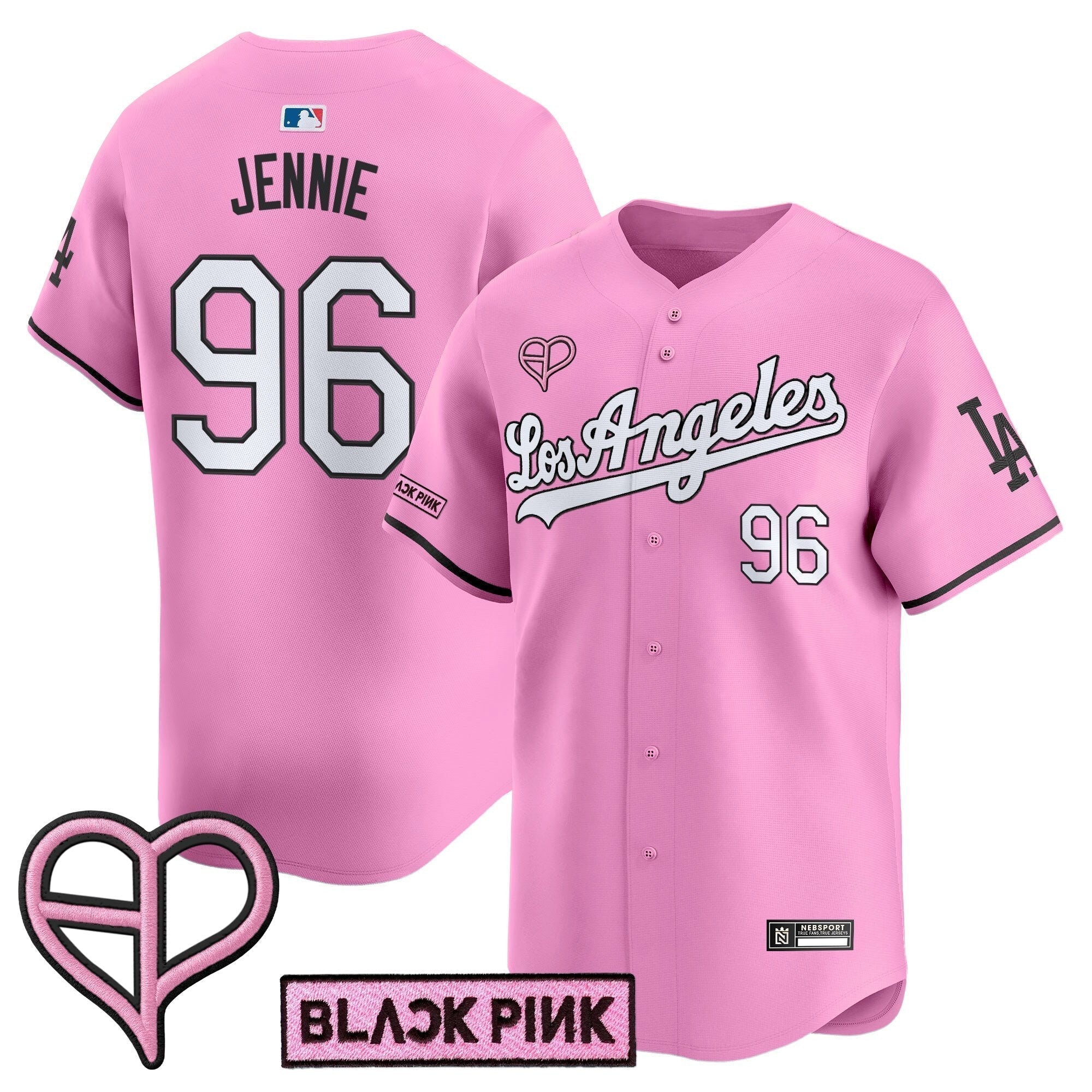 LAD x BLACKPINK 2025 Vapor Premier Limited Jersey - Stitched