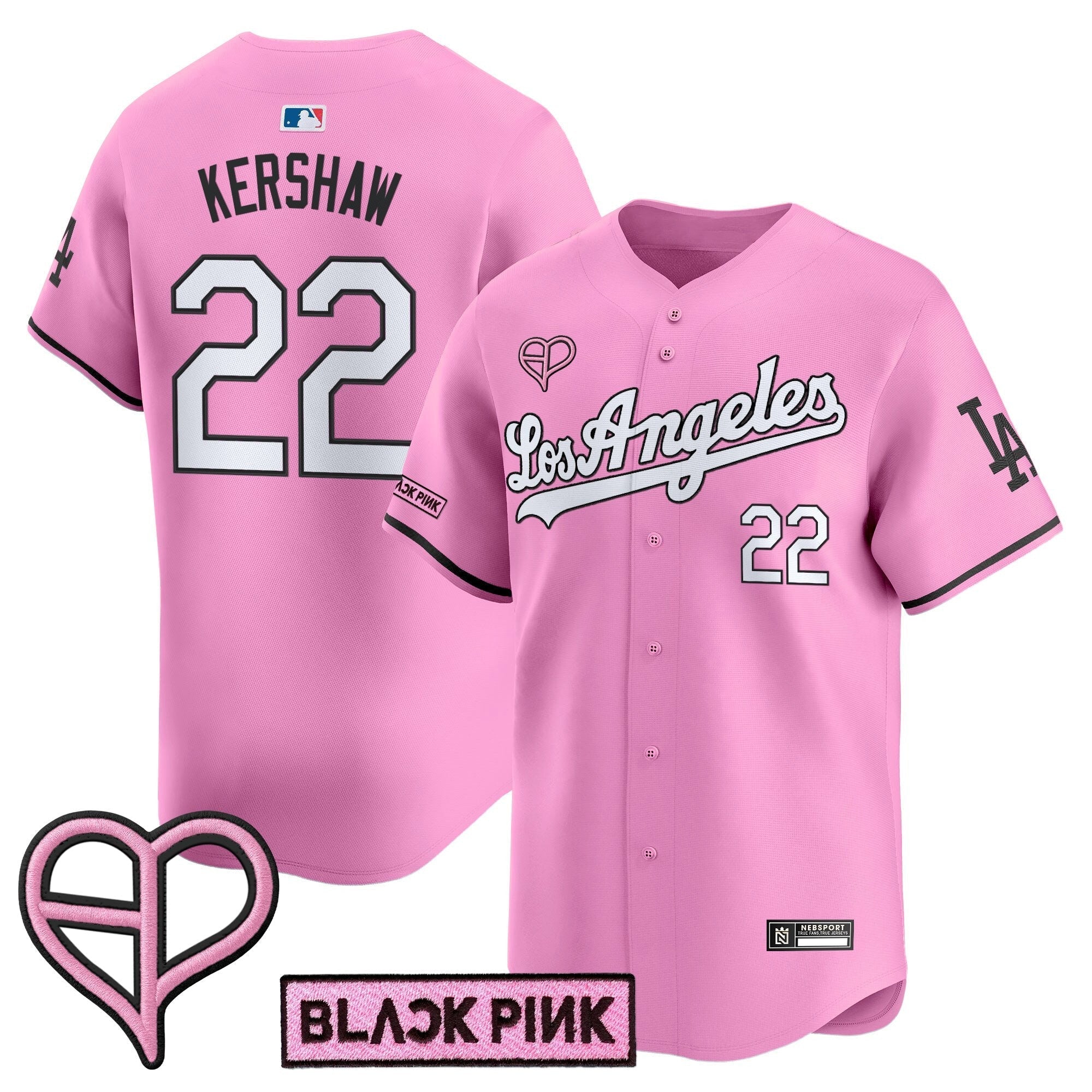 LAD x BLACKPINK 2025 Vapor Premier Limited Jersey - Stitched