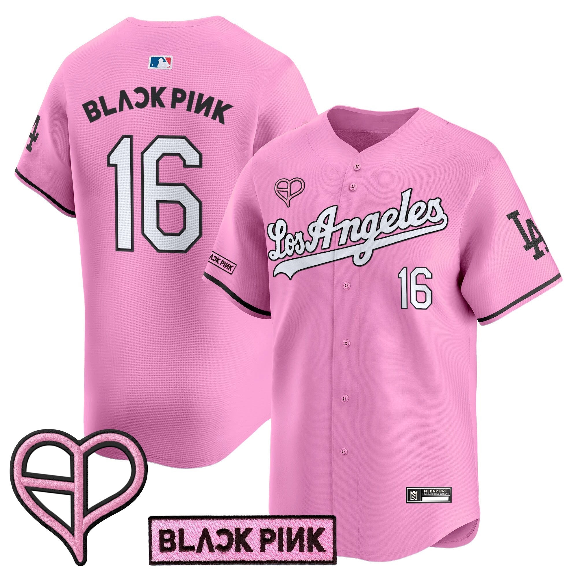 LAD x BLACKPINK 2025 Vapor Premier Limited Jersey - Stitched