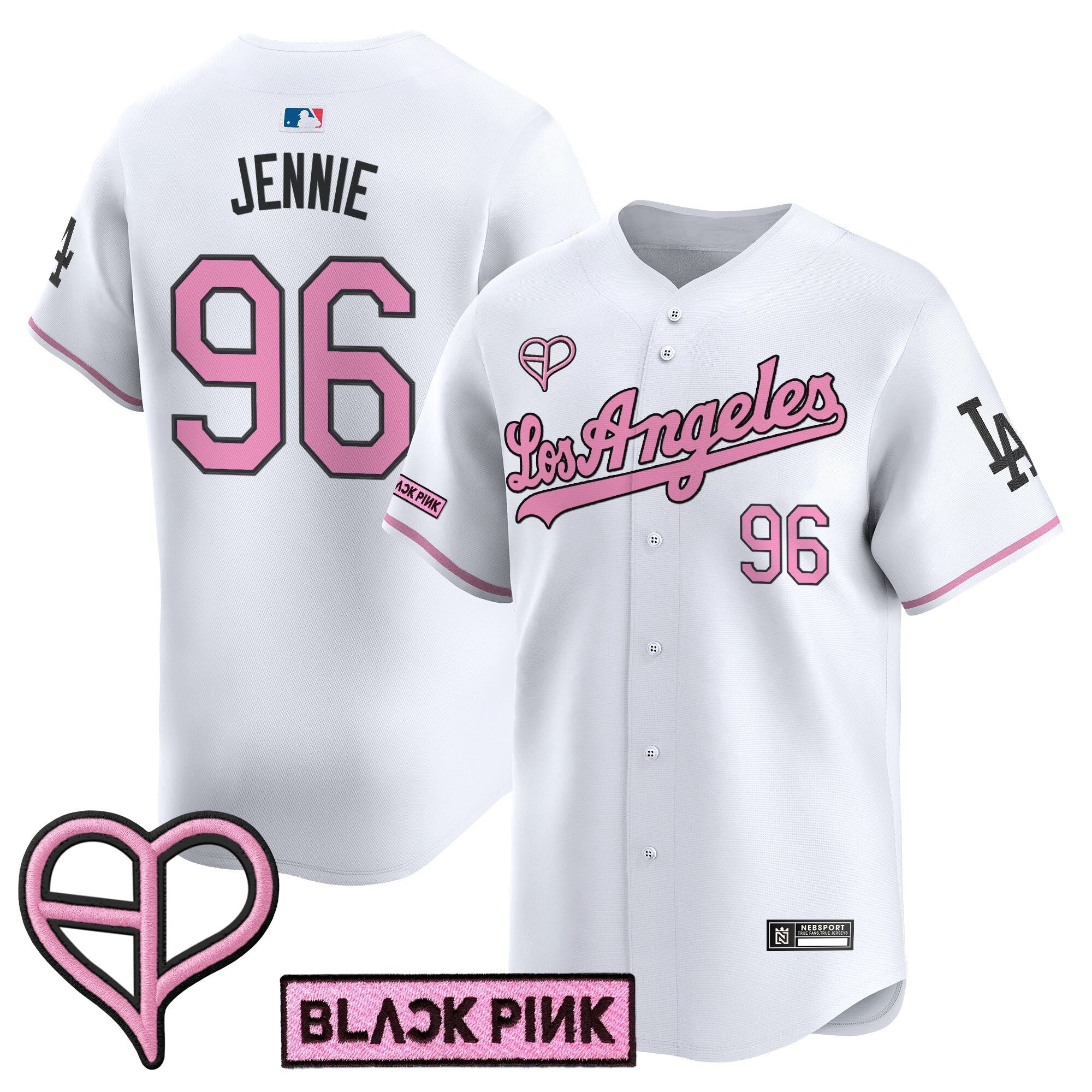 LAD x BLACKPINK 2025 Vapor Premier Limited Jersey - Stitched