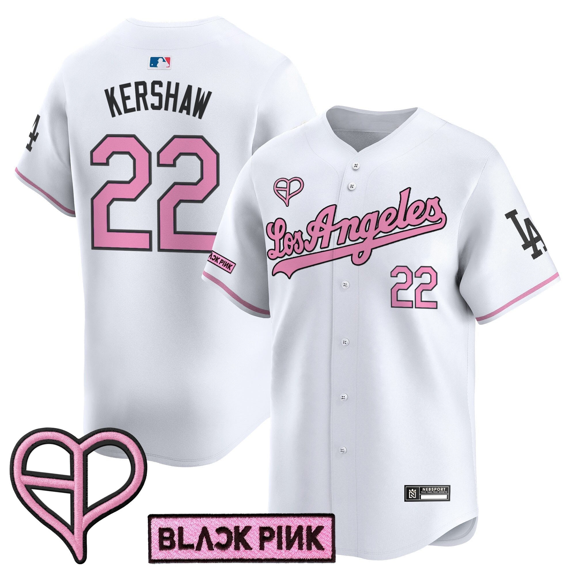 LAD x BLACKPINK 2025 Vapor Premier Limited Jersey - Stitched
