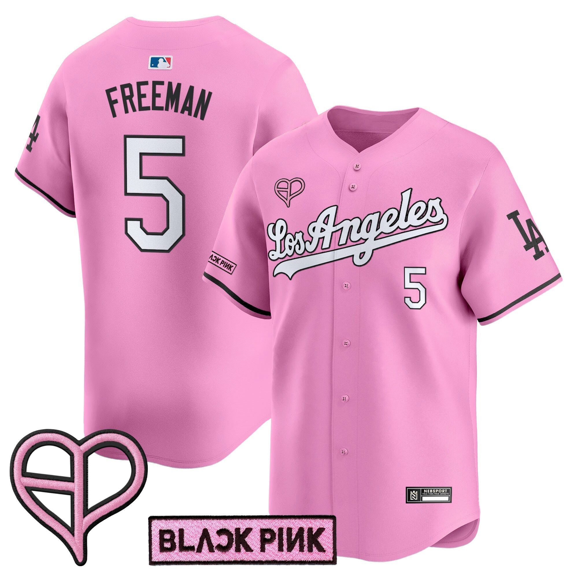 LAD x BLACKPINK 2025 Vapor Premier Limited Jersey - Stitched