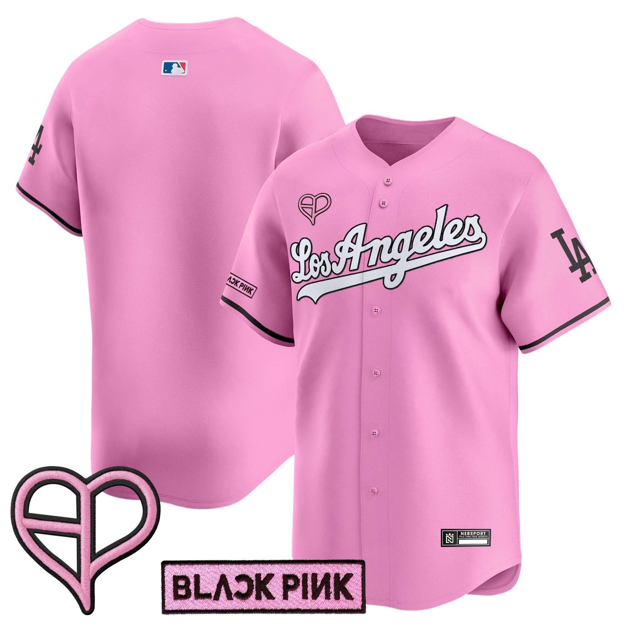 LAD x BLACKPINK 2025 Vapor Premier Limited Jersey - Stitched