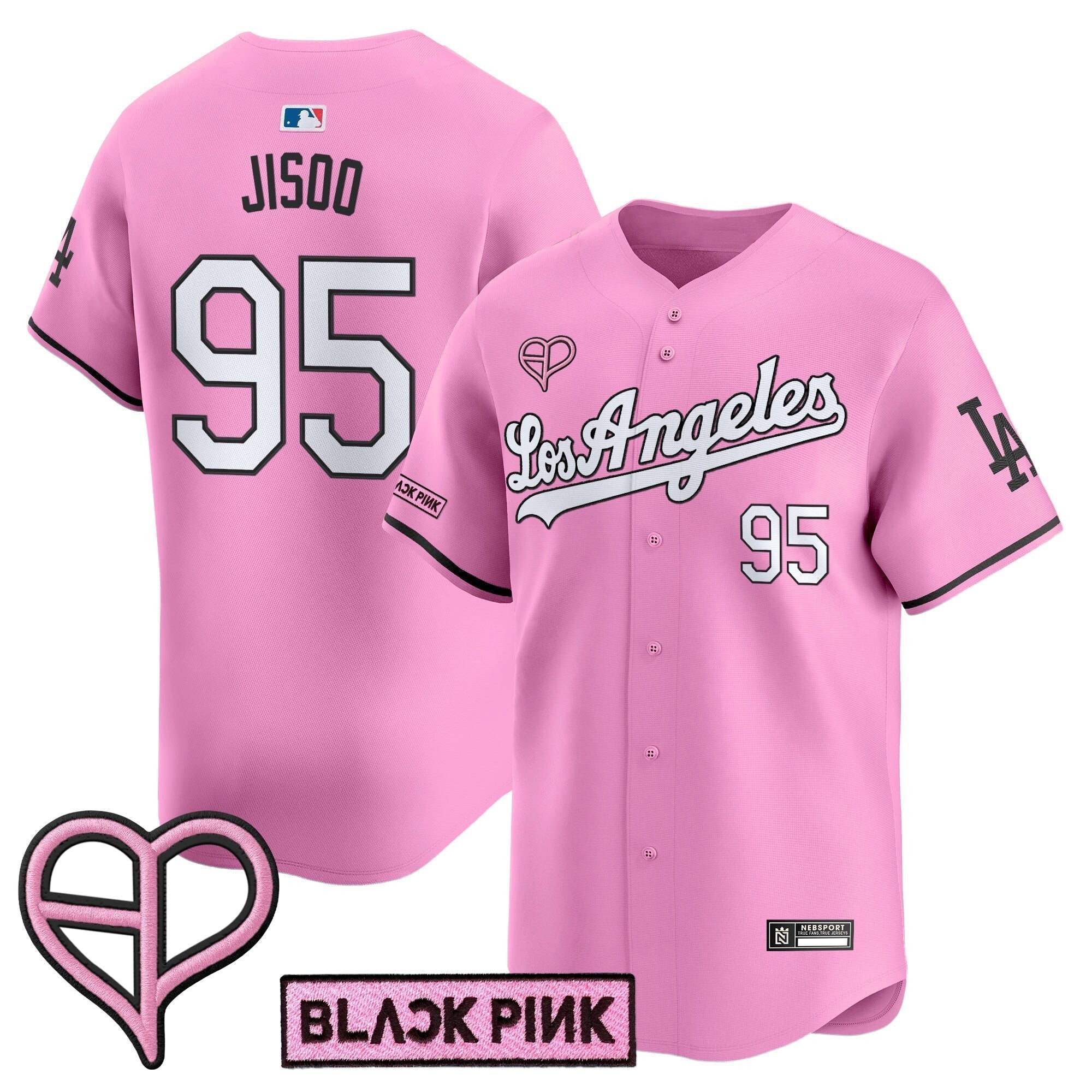 LAD x BLACKPINK 2025 Vapor Premier Limited Jersey - Stitched