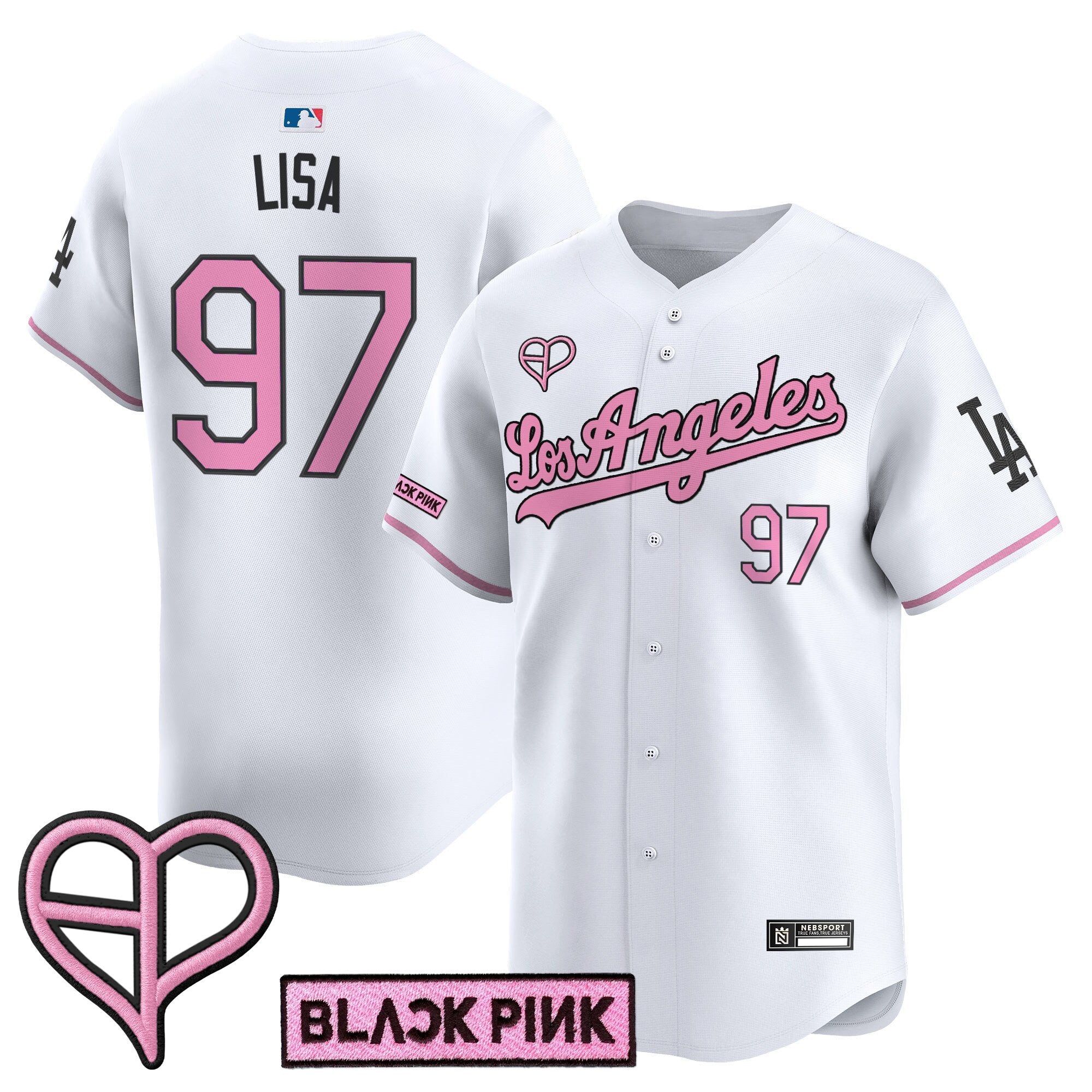 LAD x BLACKPINK 2025 Vapor Premier Limited Jersey - Stitched