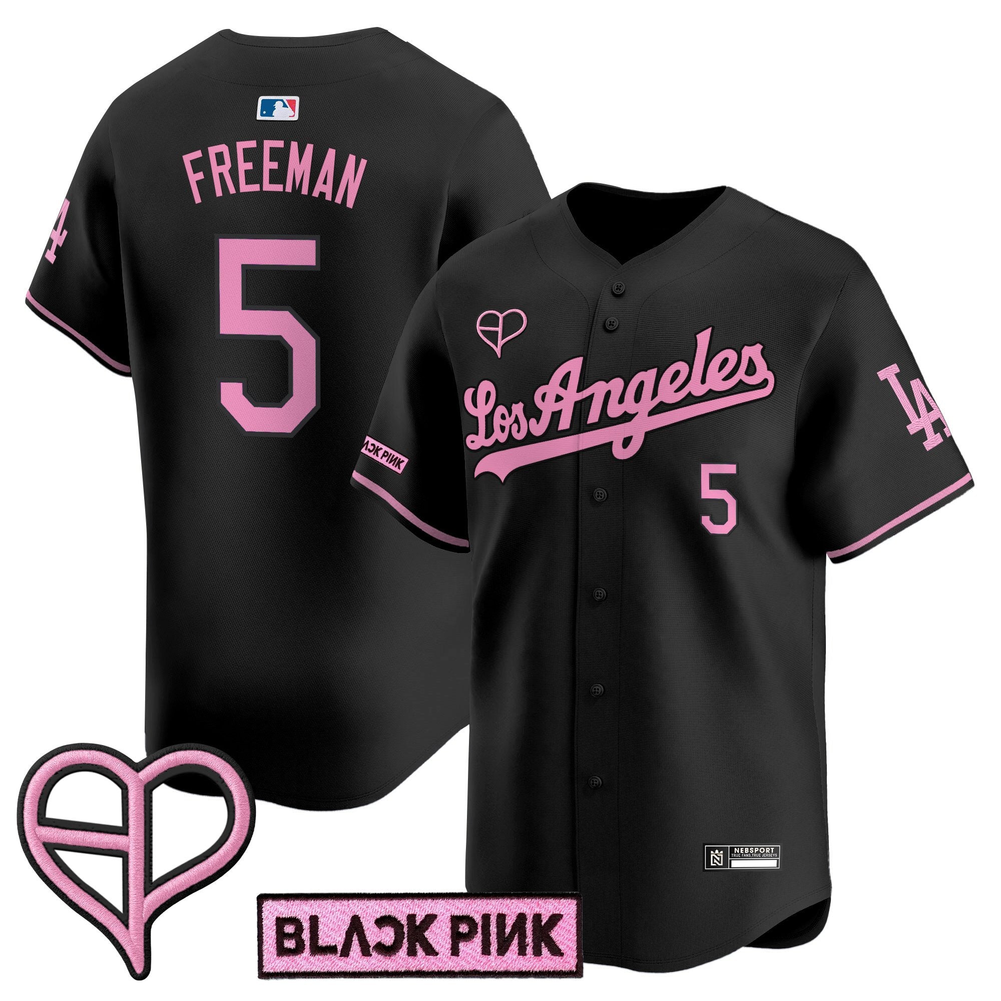 LAD x BLACKPINK 2025 Vapor Premier Limited Jersey - Stitched