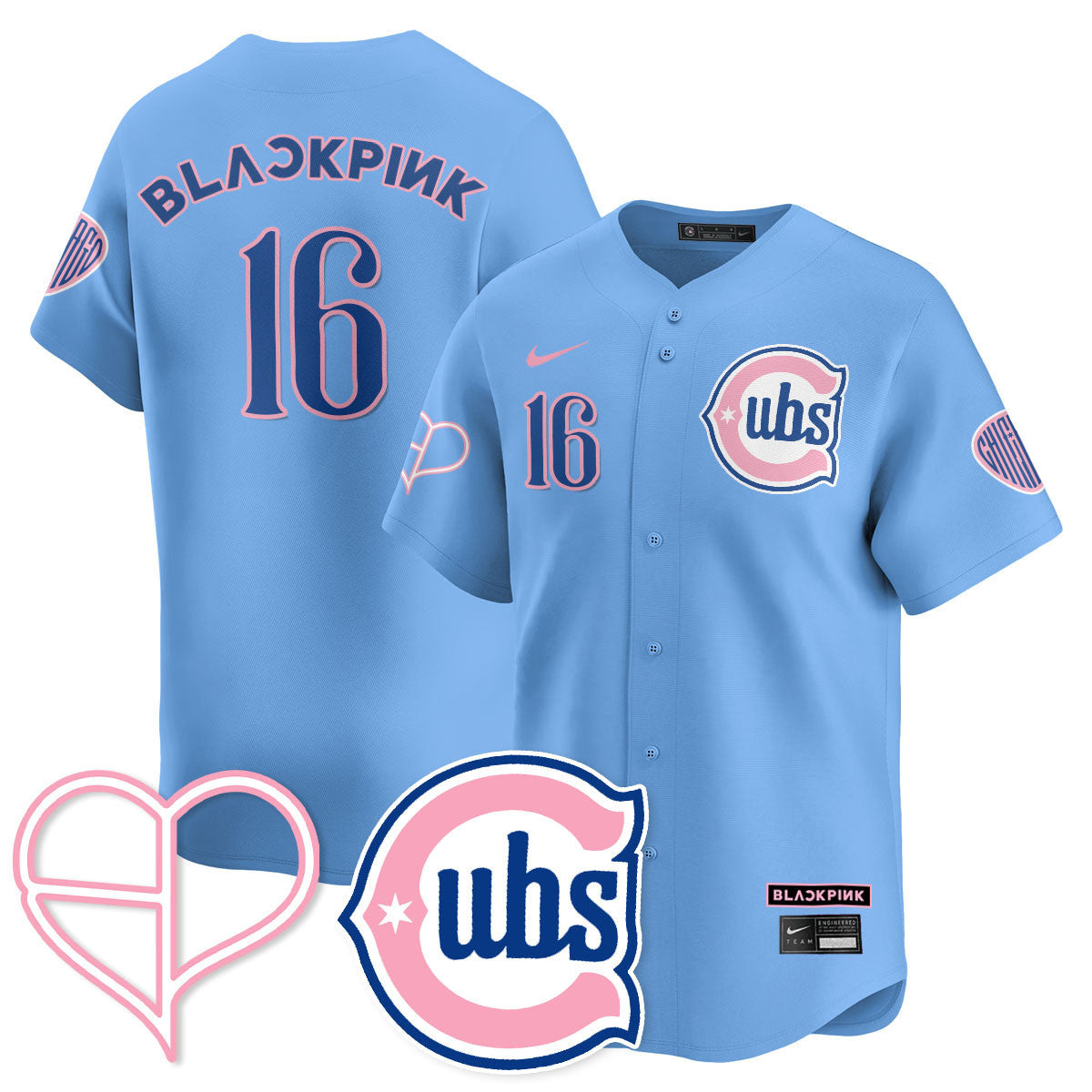 Men's Chicago Cubs BL??KPI?K 2025 Limited Jersey - All Stitched